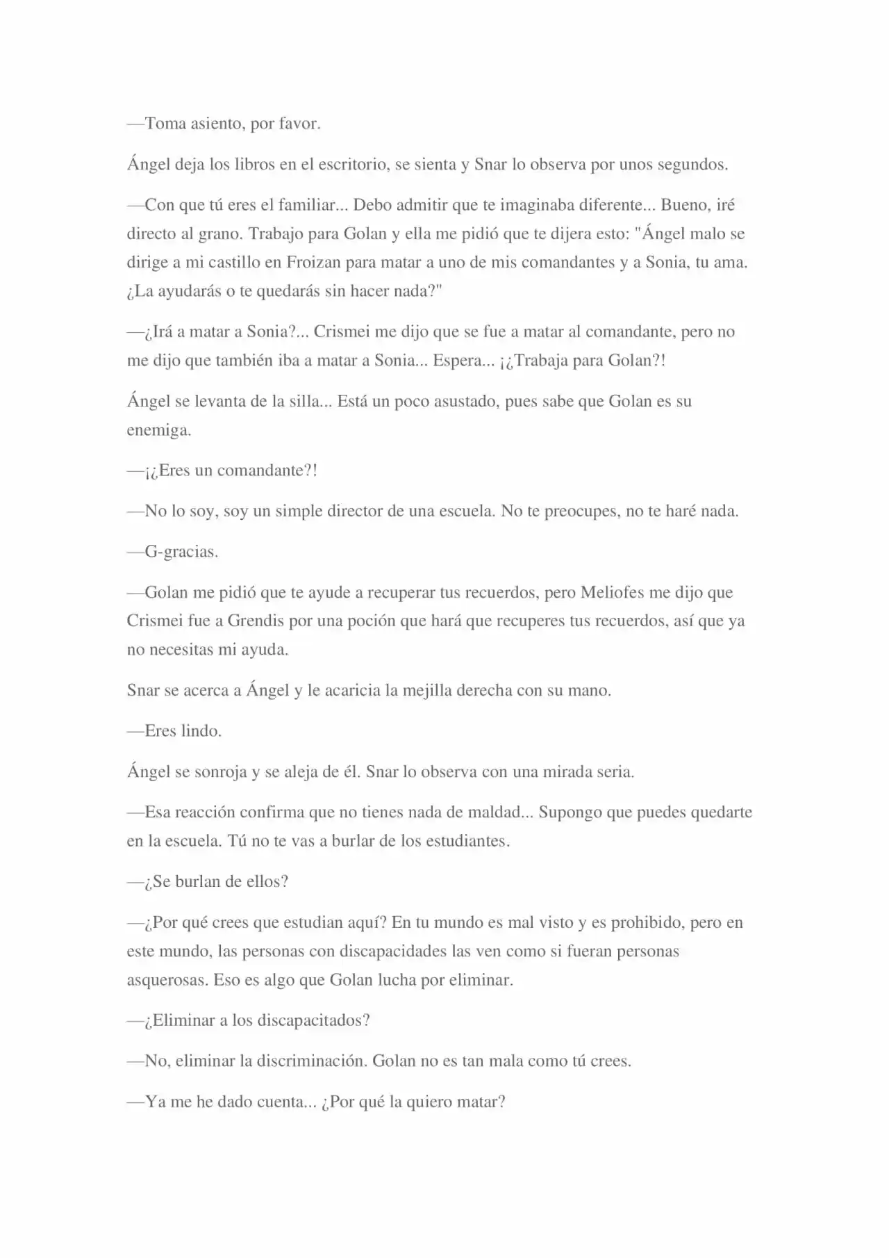 La Dolorosa Vida De Ángel.- Ir A Otro Mundo No Es Tan Genial (Novela) - Capítulo 3 - Página 78 - LectorTMOo