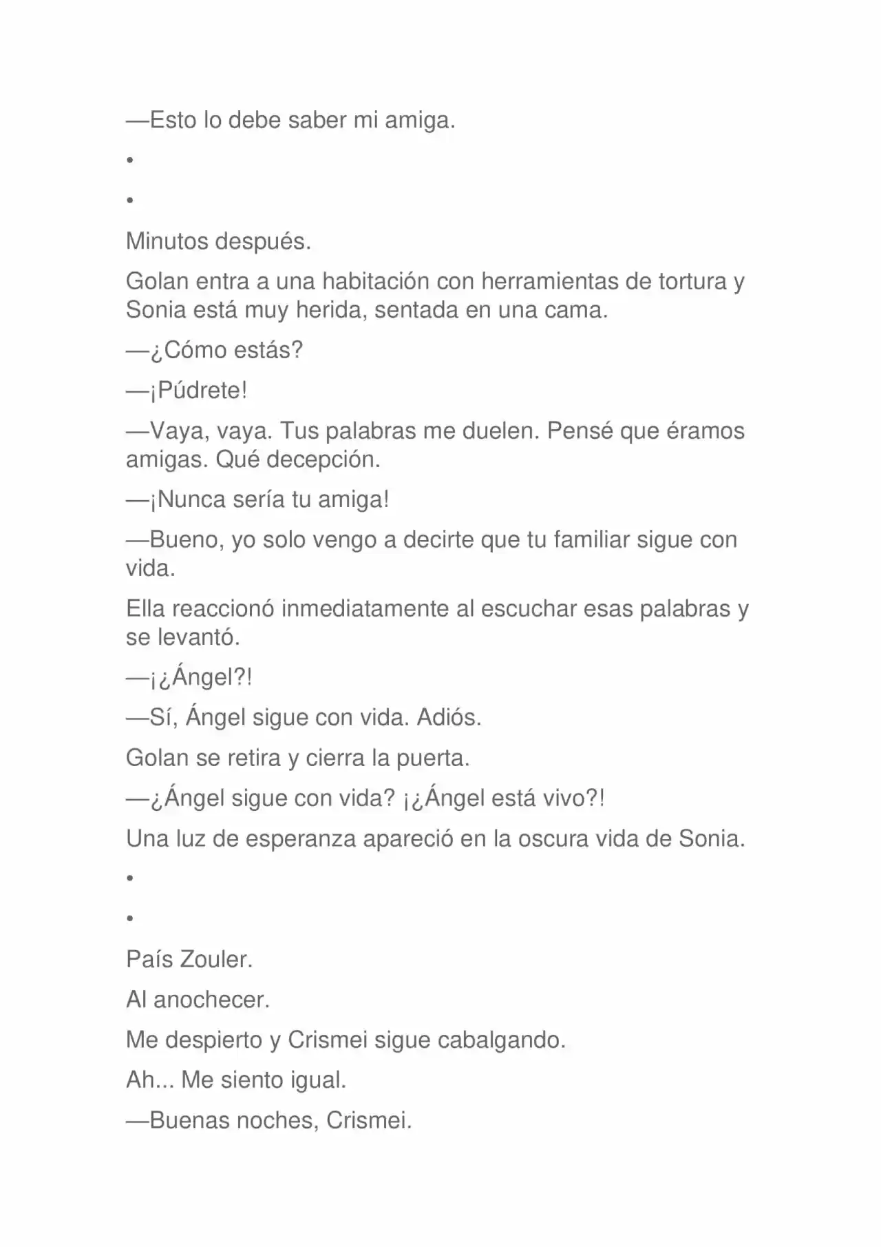 La Dolorosa Vida De Ángel.- Ir A Otro Mundo No Es Tan Genial (Novela) - Capítulo 32 - Página 5 - LectorTMOo