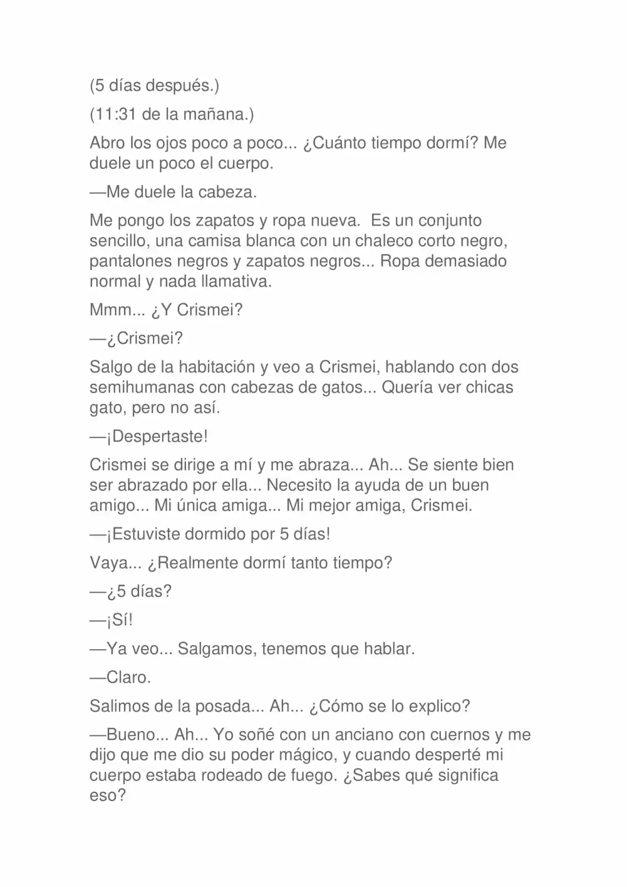 La Dolorosa Vida De Ángel.- Ir A Otro Mundo No Es Tan Genial (Novela) - Capítulo 33 - Página 5 - LectorTMOo