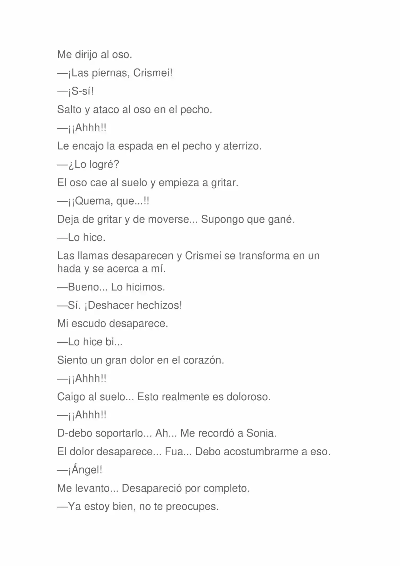 La Dolorosa Vida De Ángel.- Ir A Otro Mundo No Es Tan Genial (Novela) - Capítulo 34 - Página 8 - LectorTMOo