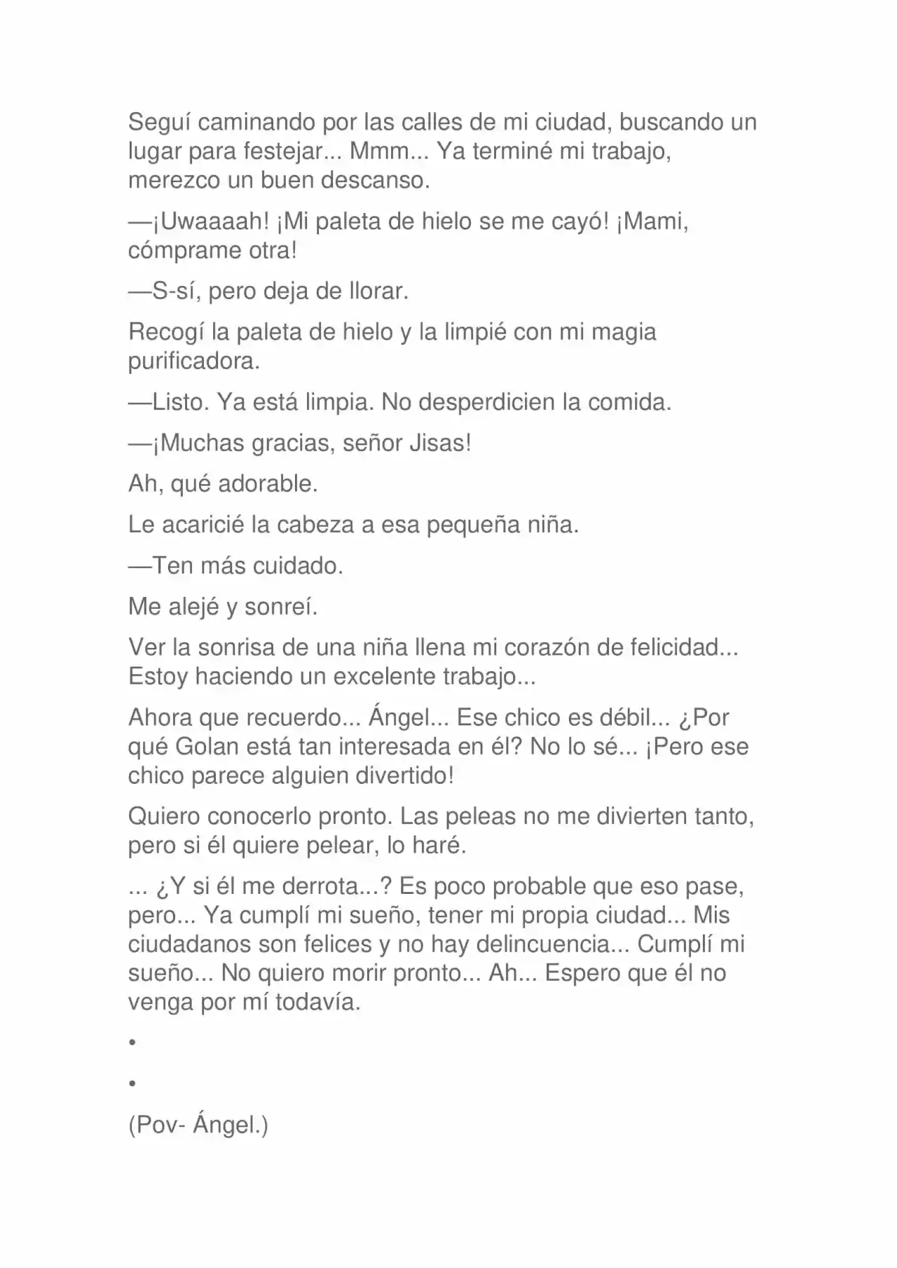 La Dolorosa Vida De Ángel.- Ir A Otro Mundo No Es Tan Genial (Novela) - Capítulo 35 - Página 8 - LectorTMOo