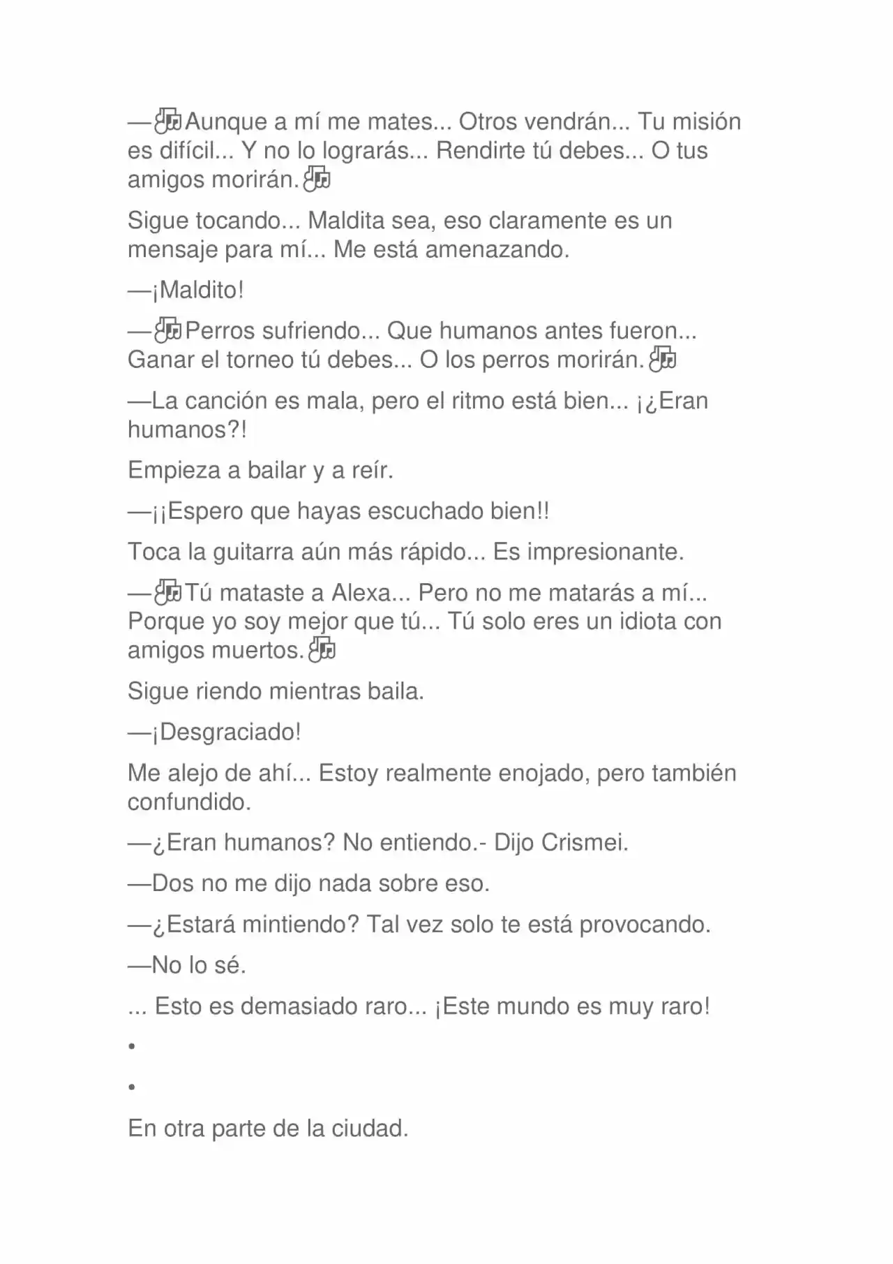 La Dolorosa Vida De Ángel.- Ir A Otro Mundo No Es Tan Genial (Novela) - Capítulo 36 - Página 7 - LectorTMOo