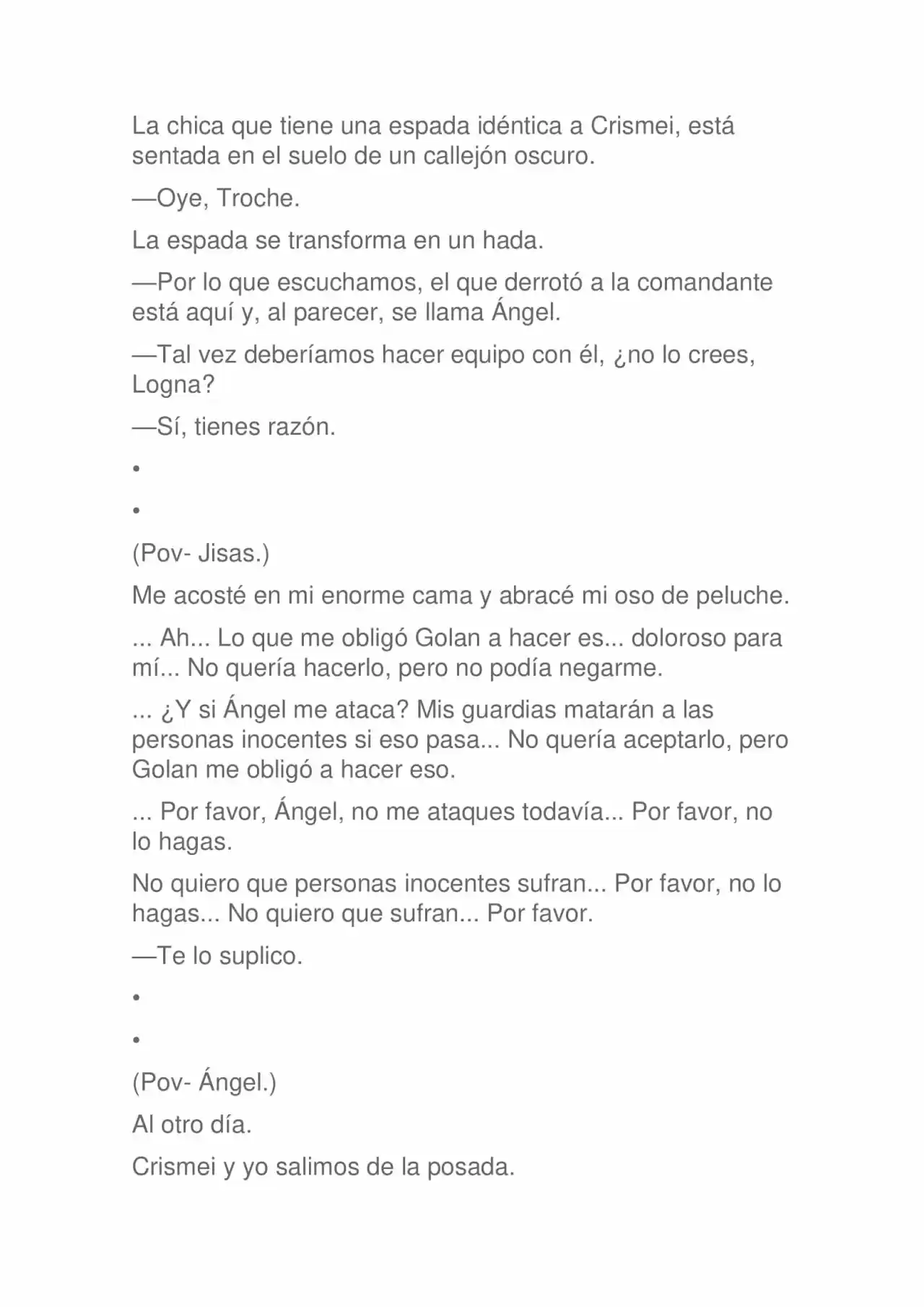 La Dolorosa Vida De Ángel.- Ir A Otro Mundo No Es Tan Genial (Novela) - Capítulo 36 - Página 8 - LectorTMOo