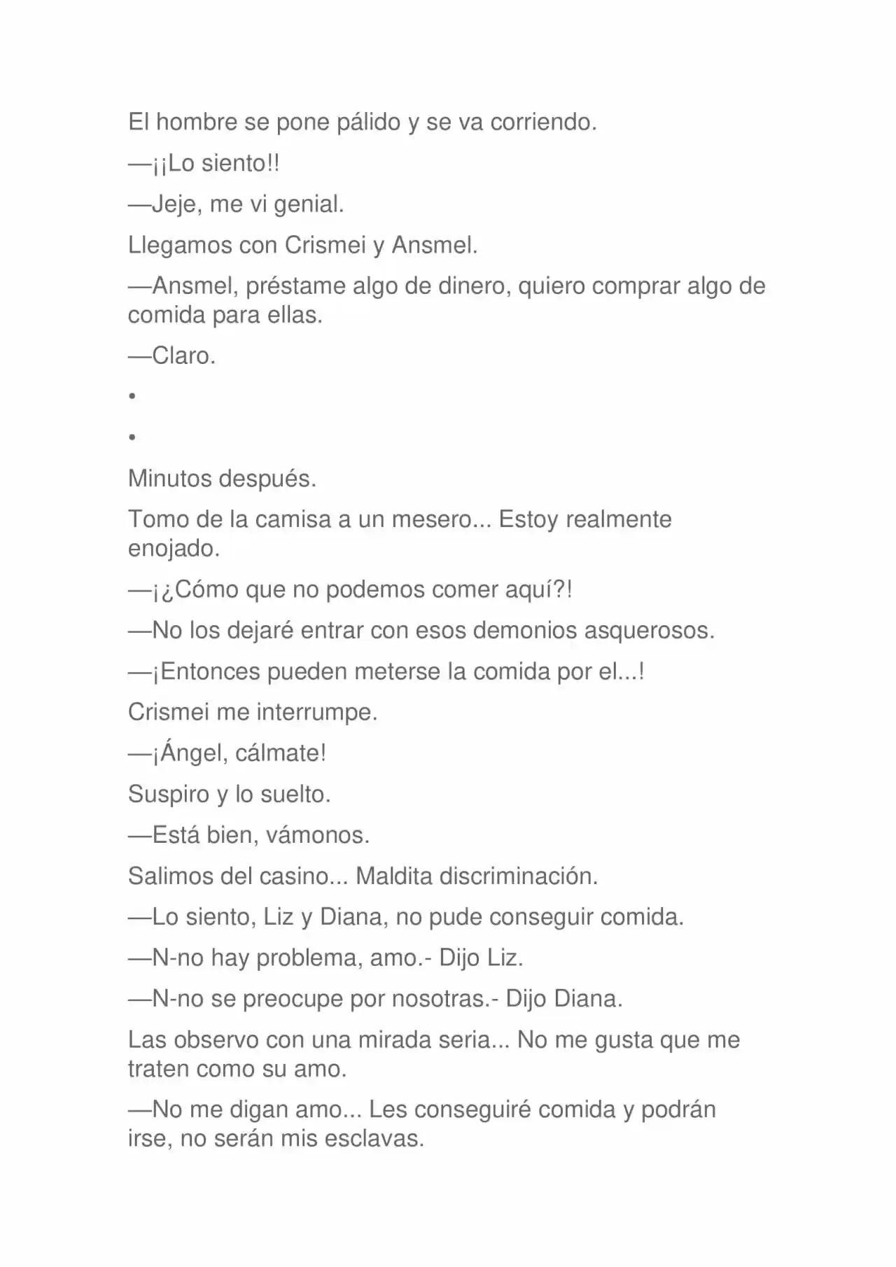 La Dolorosa Vida De Ángel.- Ir A Otro Mundo No Es Tan Genial (Novela) - Capítulo 38 - Página 6 - LectorTMOo