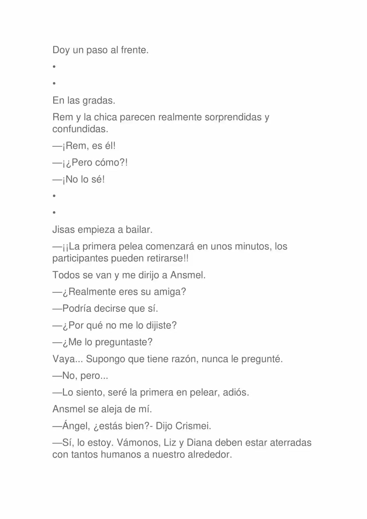 La Dolorosa Vida De Ángel.- Ir A Otro Mundo No Es Tan Genial (Novela) - Capítulo 39 - Página 7 - LectorTMOo
