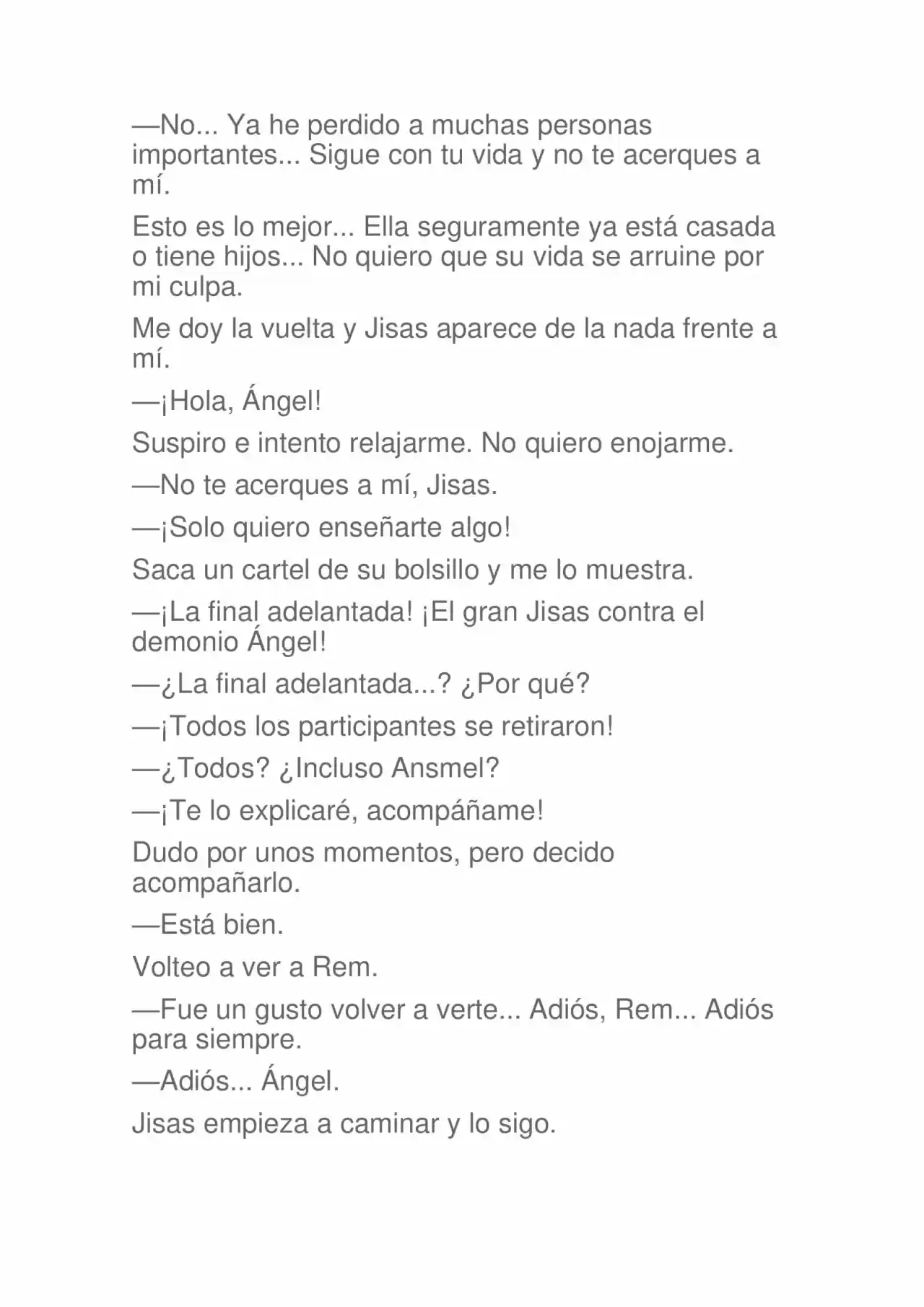 La Dolorosa Vida De Ángel.- Ir A Otro Mundo No Es Tan Genial (Novela) - Capítulo 46 - Página 5 - LectorTMOo