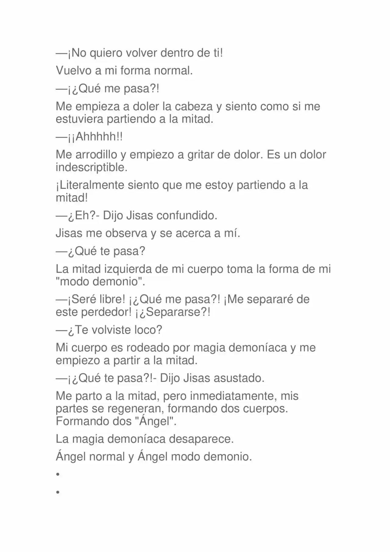 La Dolorosa Vida De Ángel.- Ir A Otro Mundo No Es Tan Genial (Novela) - Capítulo 46 - Página 12 - LectorTMOo
