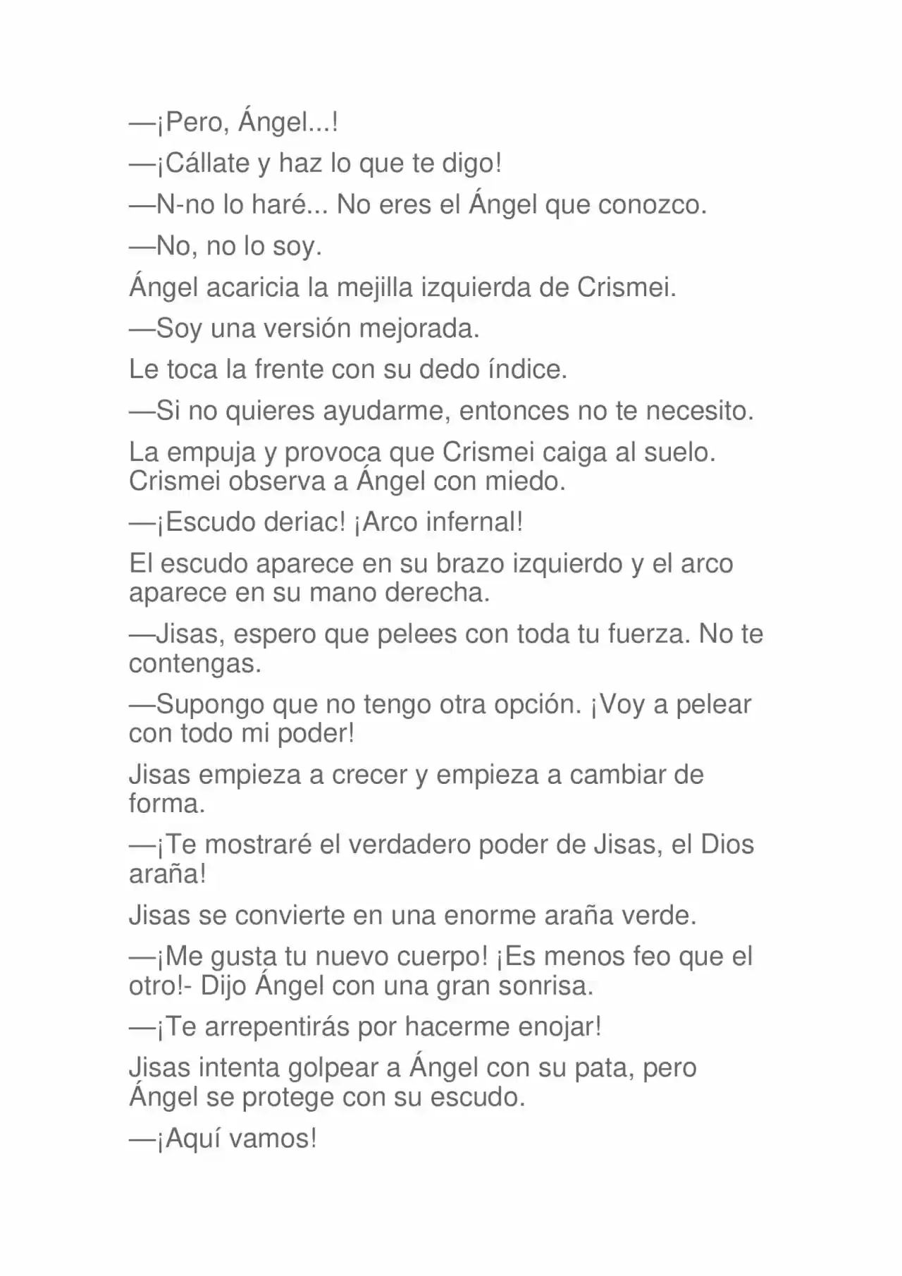 La Dolorosa Vida De Ángel.- Ir A Otro Mundo No Es Tan Genial (Novela) - Capítulo 47 - Página 5 - LectorTMOo