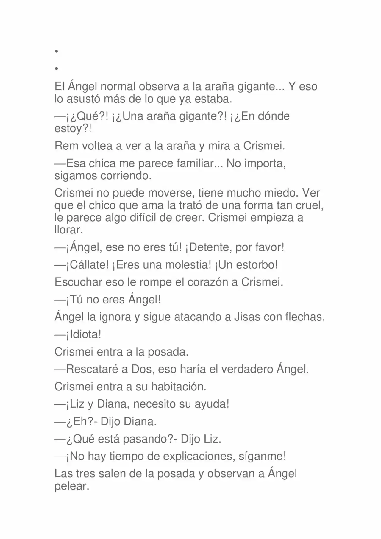 La Dolorosa Vida De Ángel.- Ir A Otro Mundo No Es Tan Genial (Novela) - Capítulo 47 - Página 6 - LectorTMOo