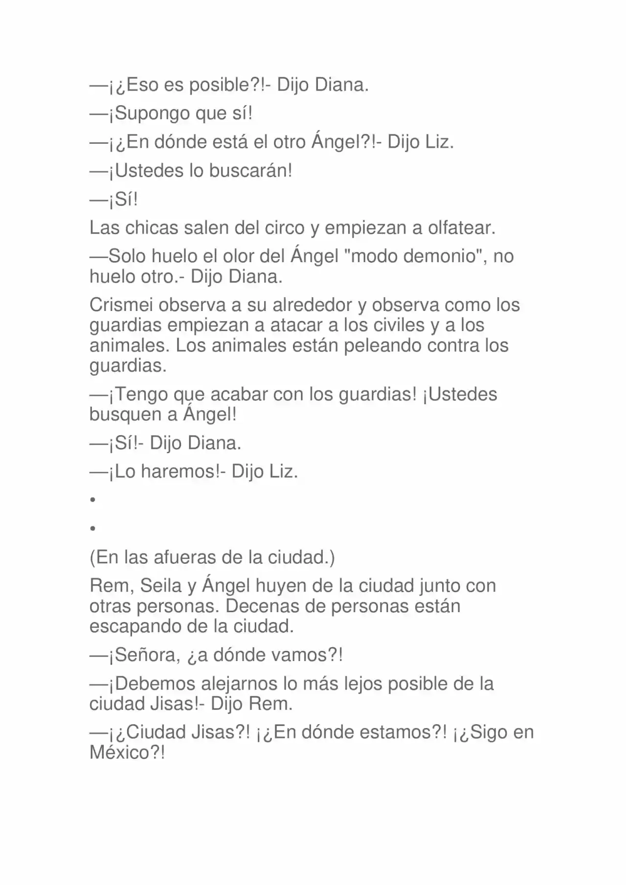 La Dolorosa Vida De Ángel.- Ir A Otro Mundo No Es Tan Genial (Novela) - Capítulo 47 - Página 9 - LectorTMOo