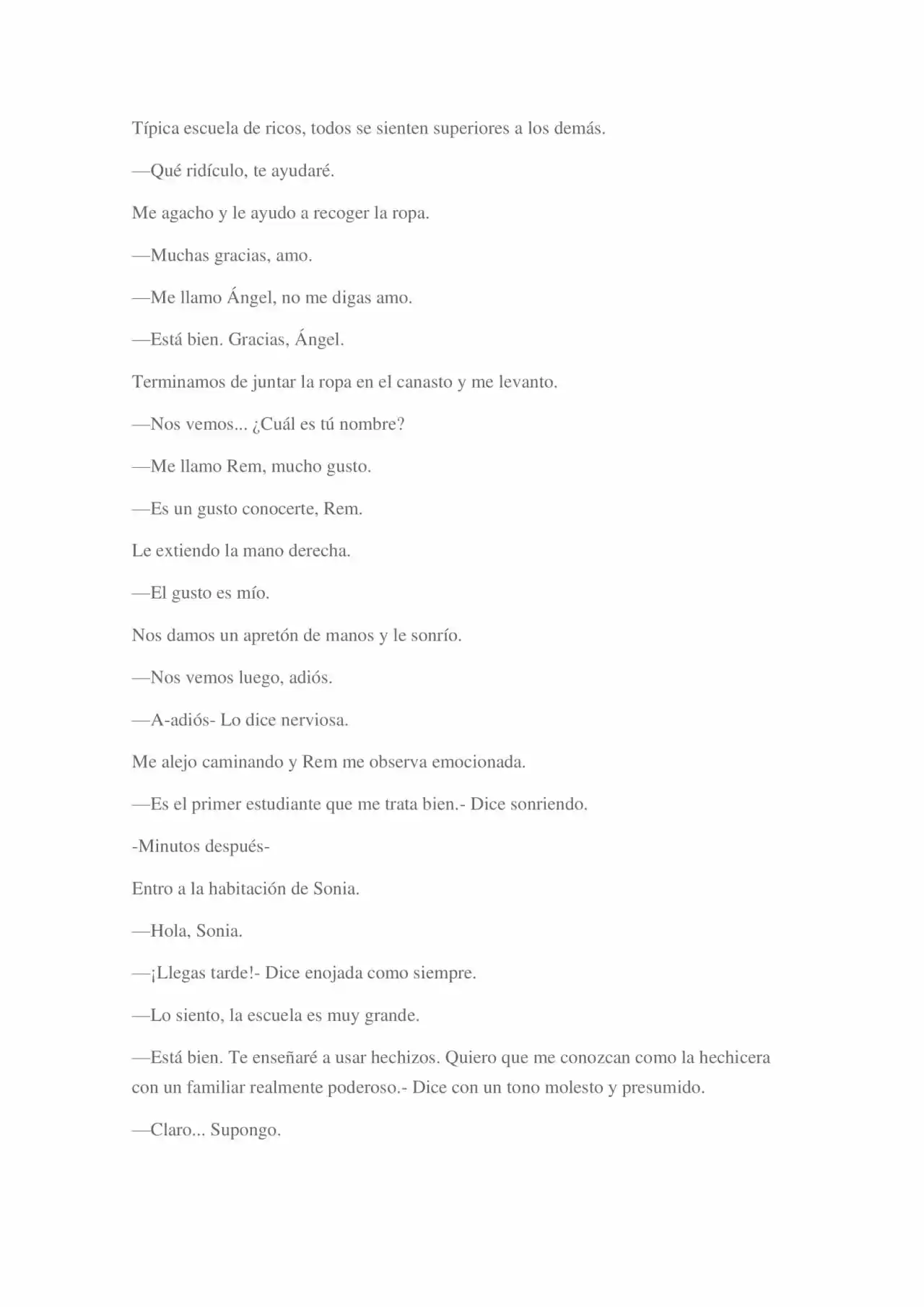 La Dolorosa Vida De Ángel.- Ir A Otro Mundo No Es Tan Genial (Novela) - Capítulo 5 - Página 4 - LectorTMOo