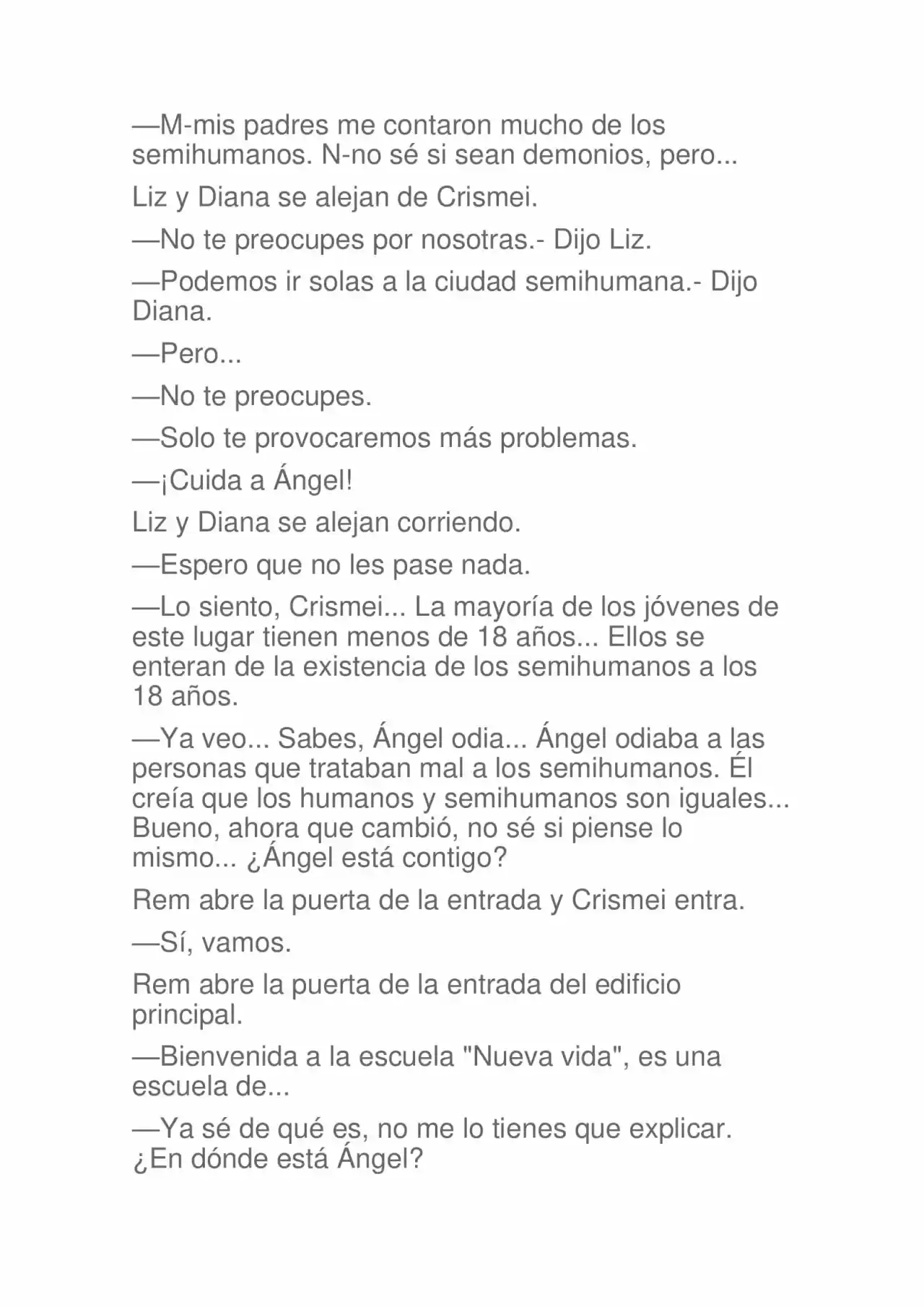 La Dolorosa Vida De Ángel.- Ir A Otro Mundo No Es Tan Genial (Novela) - Capítulo 50 - Página 5 - LectorTMOo