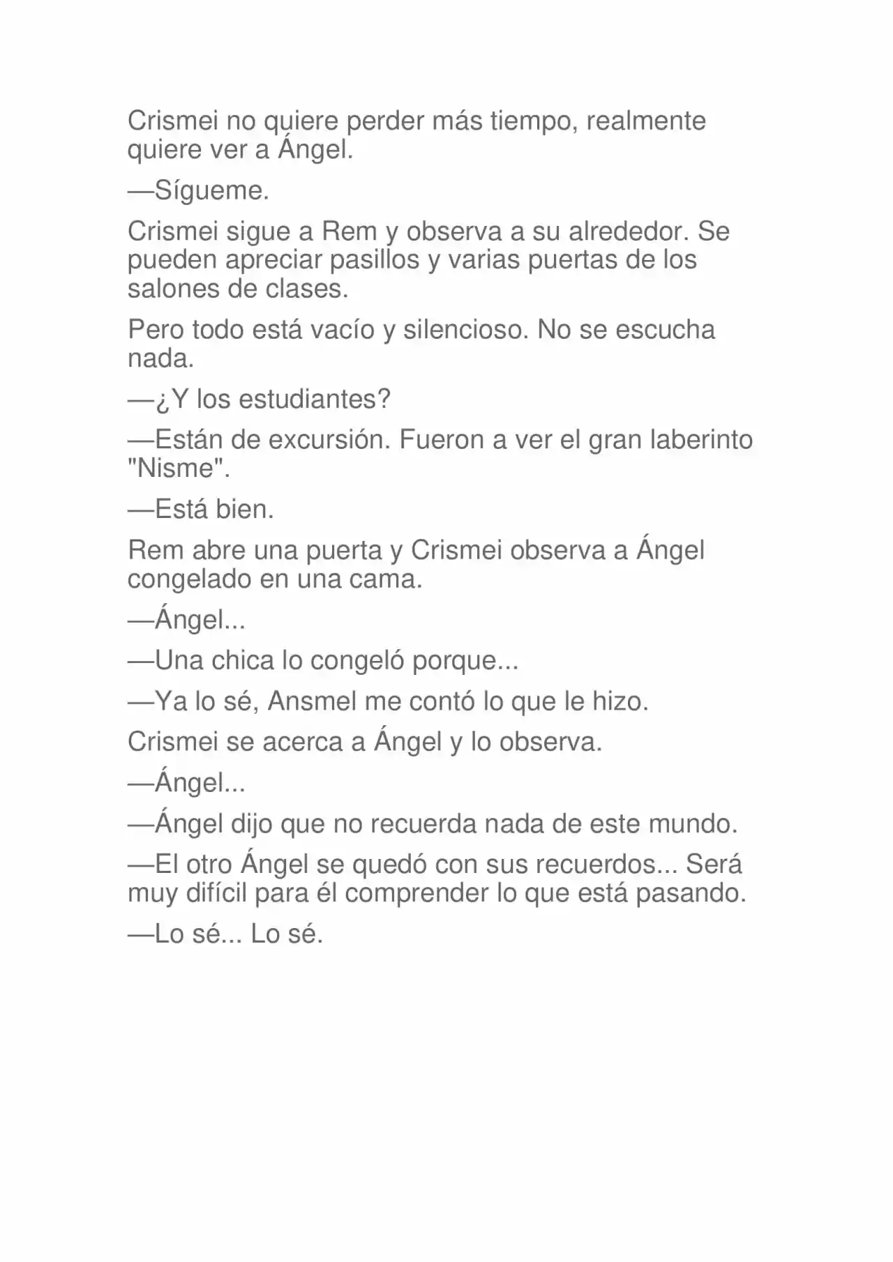 La Dolorosa Vida De Ángel.- Ir A Otro Mundo No Es Tan Genial (Novela) - Capítulo 50 - Página 6 - LectorTMOo