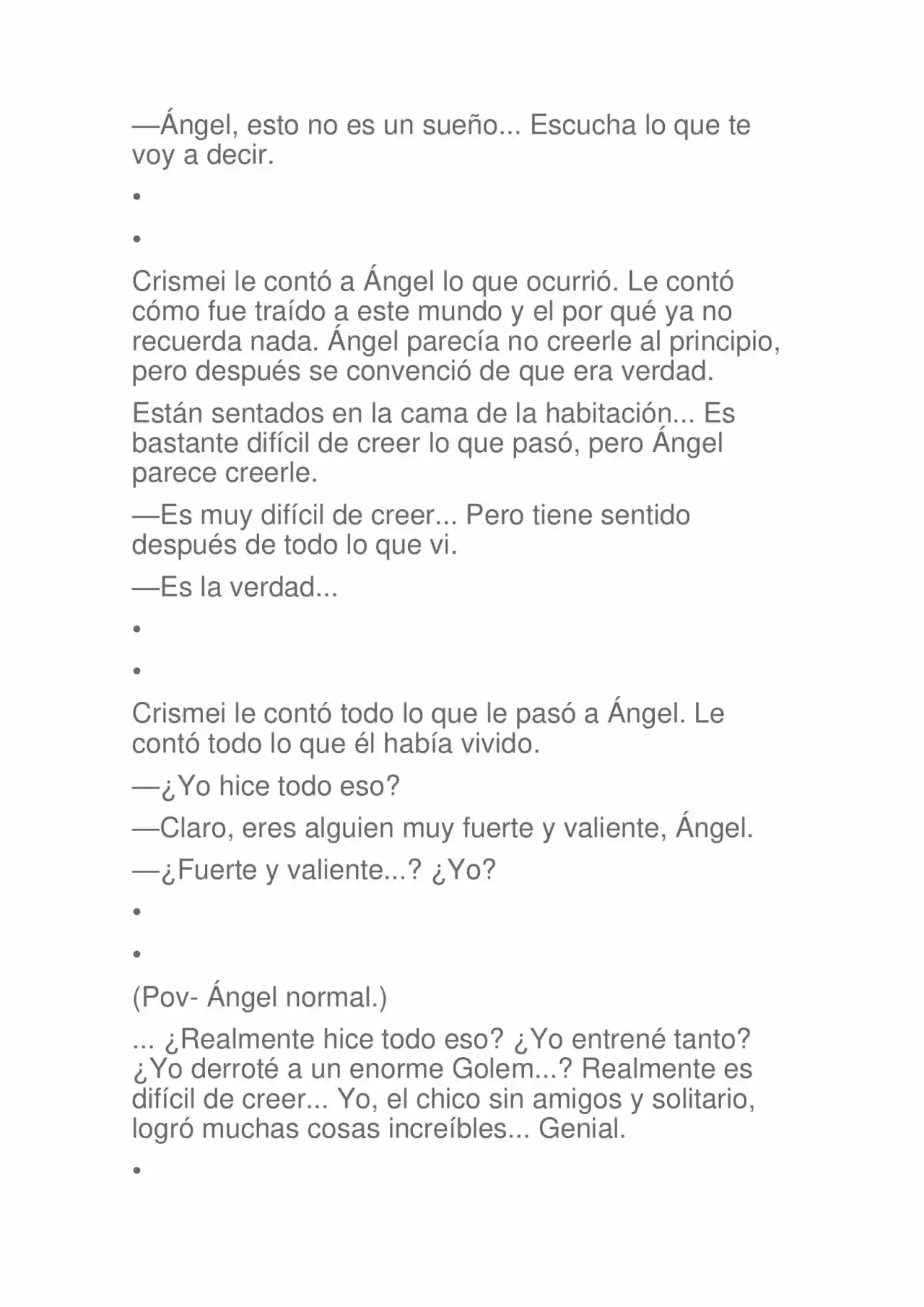 La Dolorosa Vida De Ángel.- Ir A Otro Mundo No Es Tan Genial (Novela) - Capítulo 51 - Página 4 - LectorTMOo