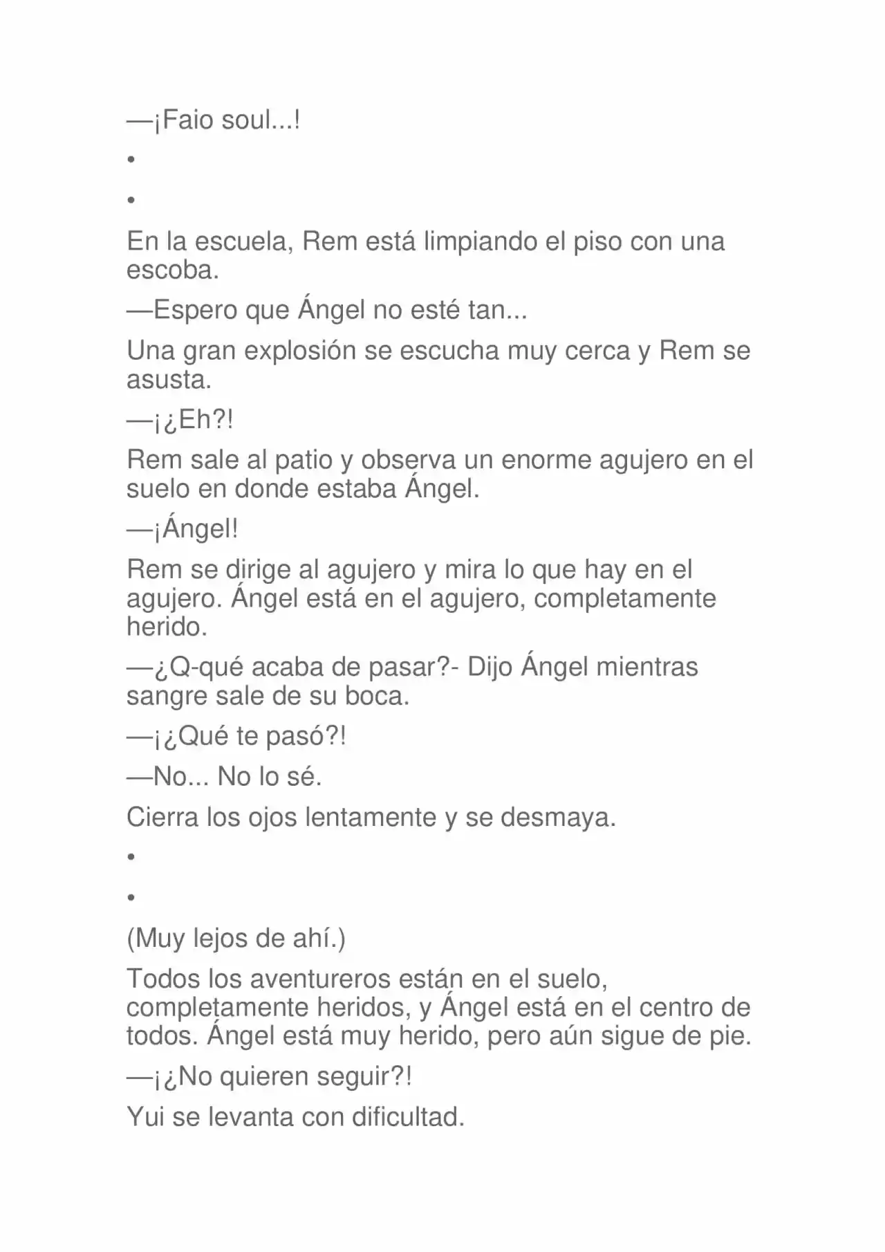 La Dolorosa Vida De Ángel.- Ir A Otro Mundo No Es Tan Genial (Novela) - Capítulo 54 - Página 5 - LectorTMOo