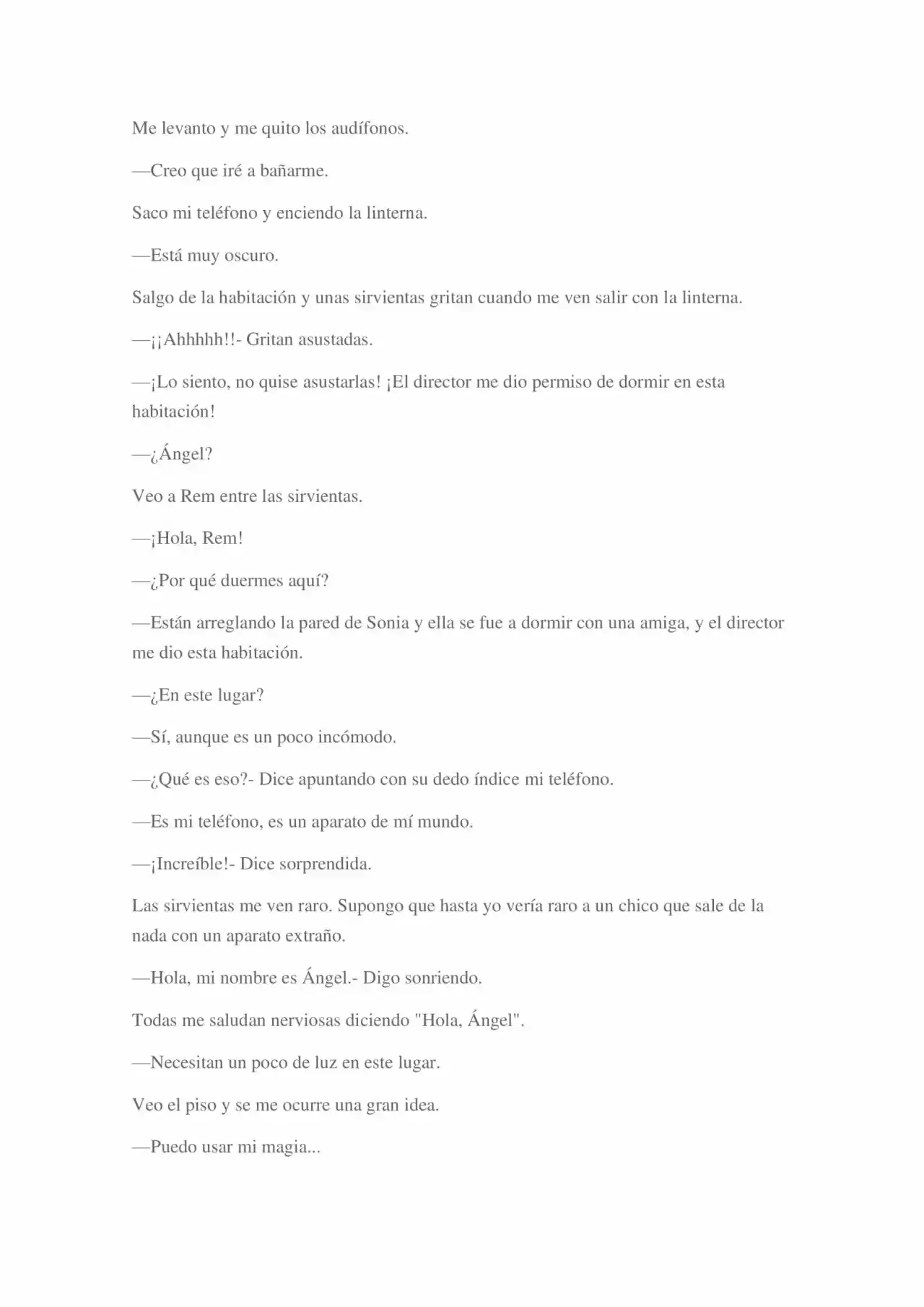 La Dolorosa Vida De Ángel.- Ir A Otro Mundo No Es Tan Genial (Novela) - Capítulo 9 - Página 5 - LectorTMOo