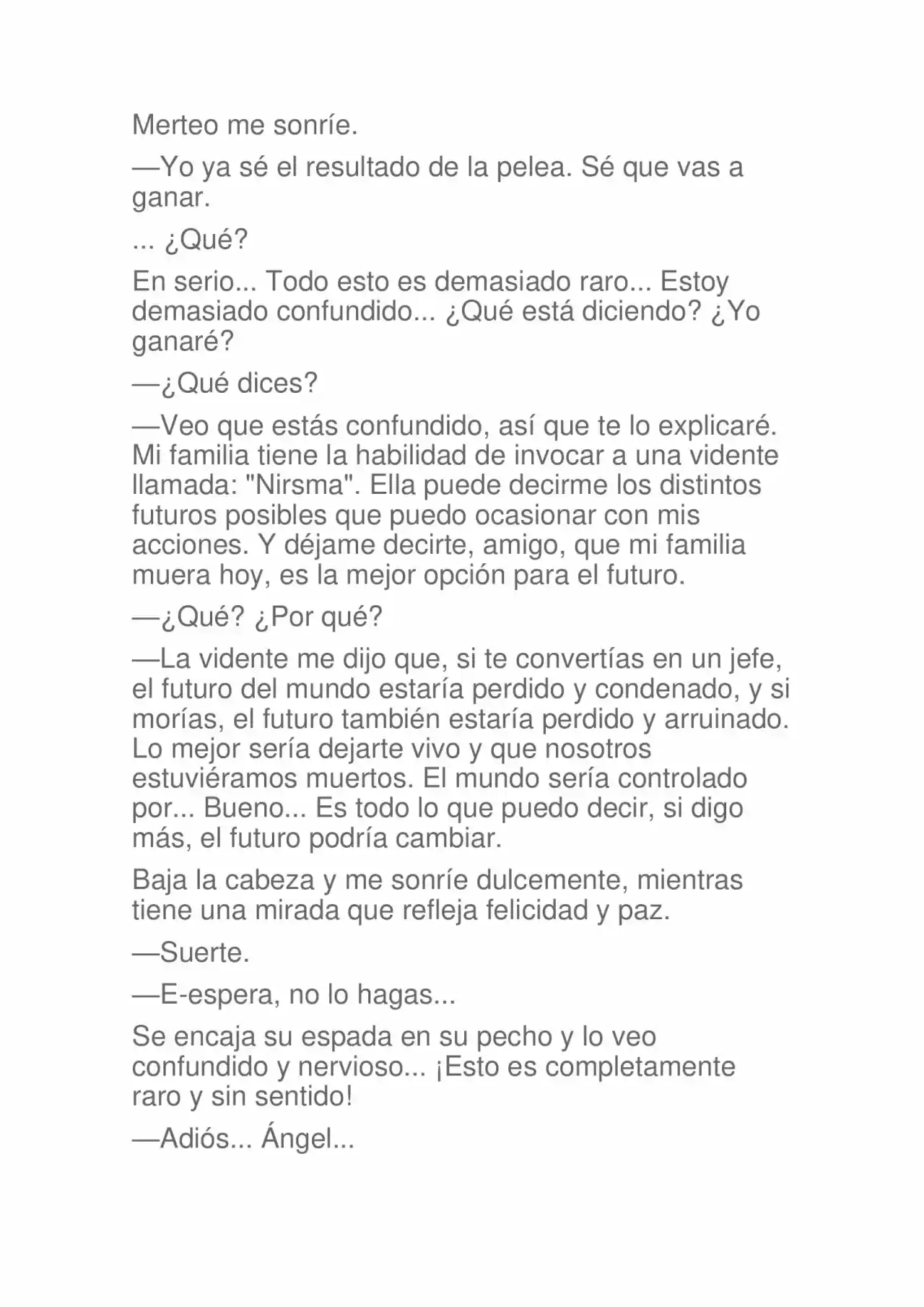 La Dolorosa Vida De Ángel.- Ir A Otro Mundo No Es Tan Genial. Volúmenes Completos. (Novela) - Capítulo 2.50 - Página 21 - LectorTMOo