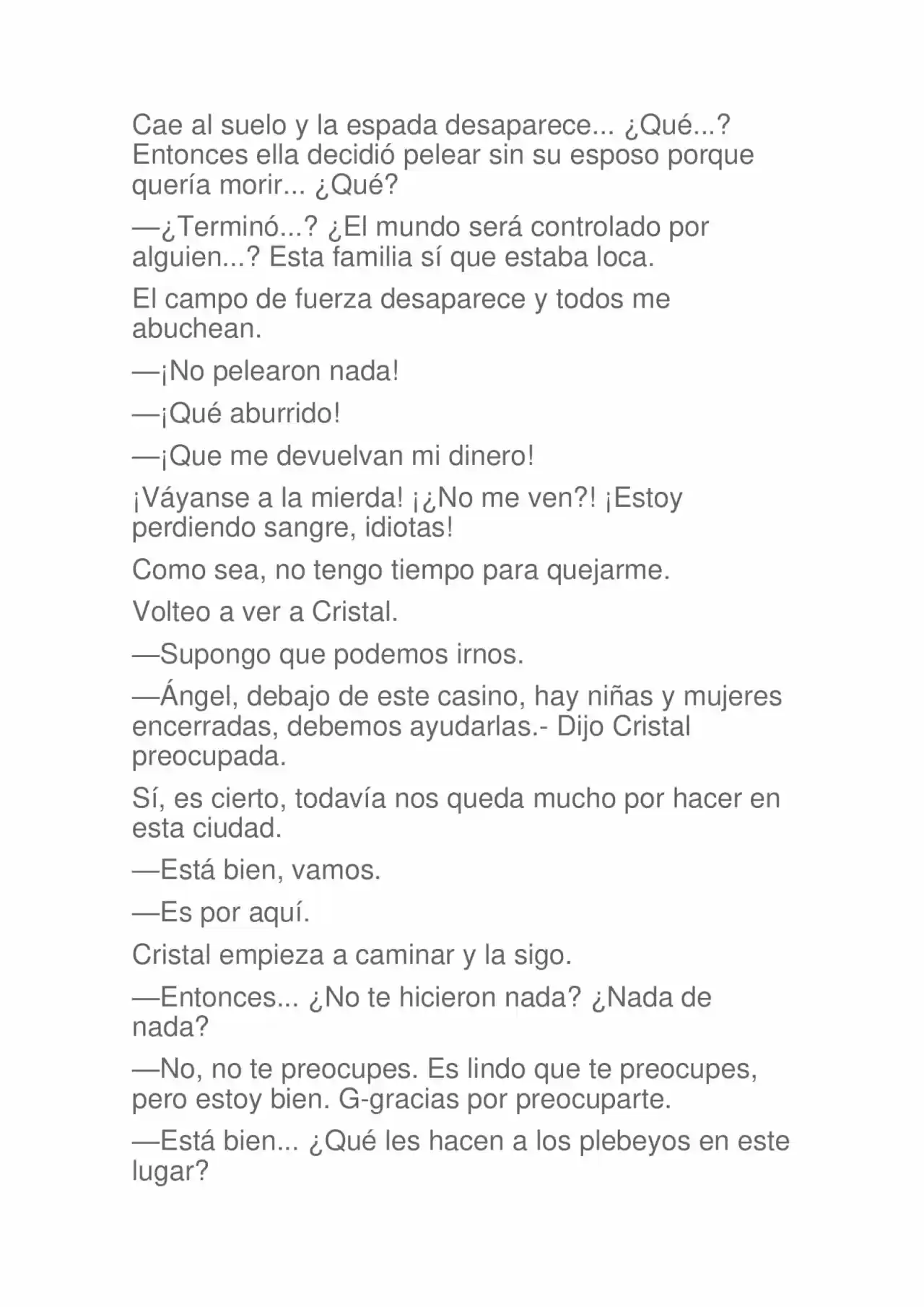 La Dolorosa Vida De Ángel.- Ir A Otro Mundo No Es Tan Genial. Volúmenes Completos. (Novela) - Capítulo 2.50 - Página 22 - LectorTMOo