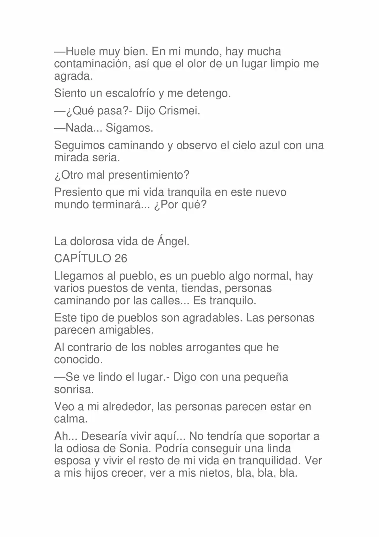 La Dolorosa Vida De Ángel.- Ir A Otro Mundo No Es Tan Genial. Volúmenes Completos. (Novela) - Capítulo 2.50 - Página 66 - LectorTMOo