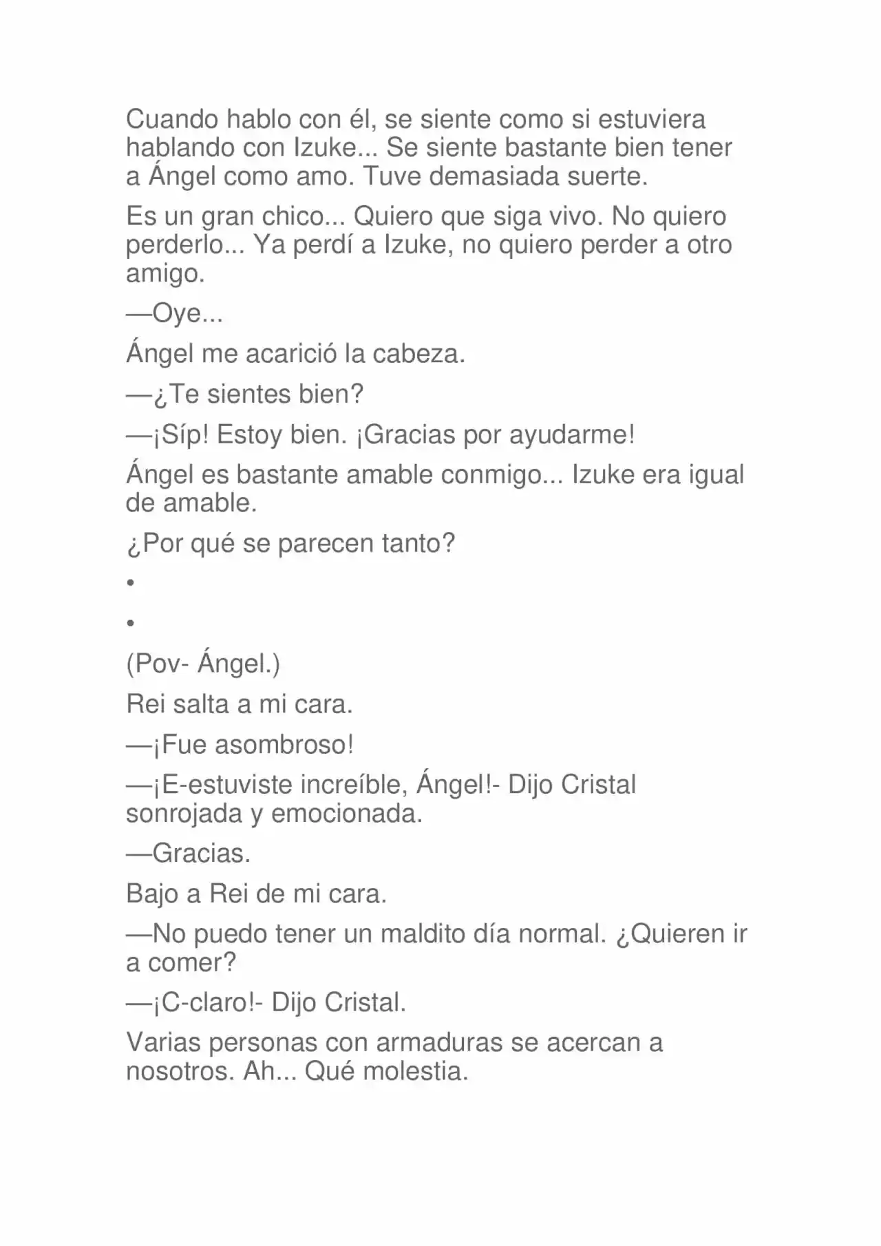 La Dolorosa Vida De Ángel.- Ir A Otro Mundo No Es Tan Genial. Volúmenes Completos. (Novela) - Capítulo 2.50 - Página 75 - LectorTMOo