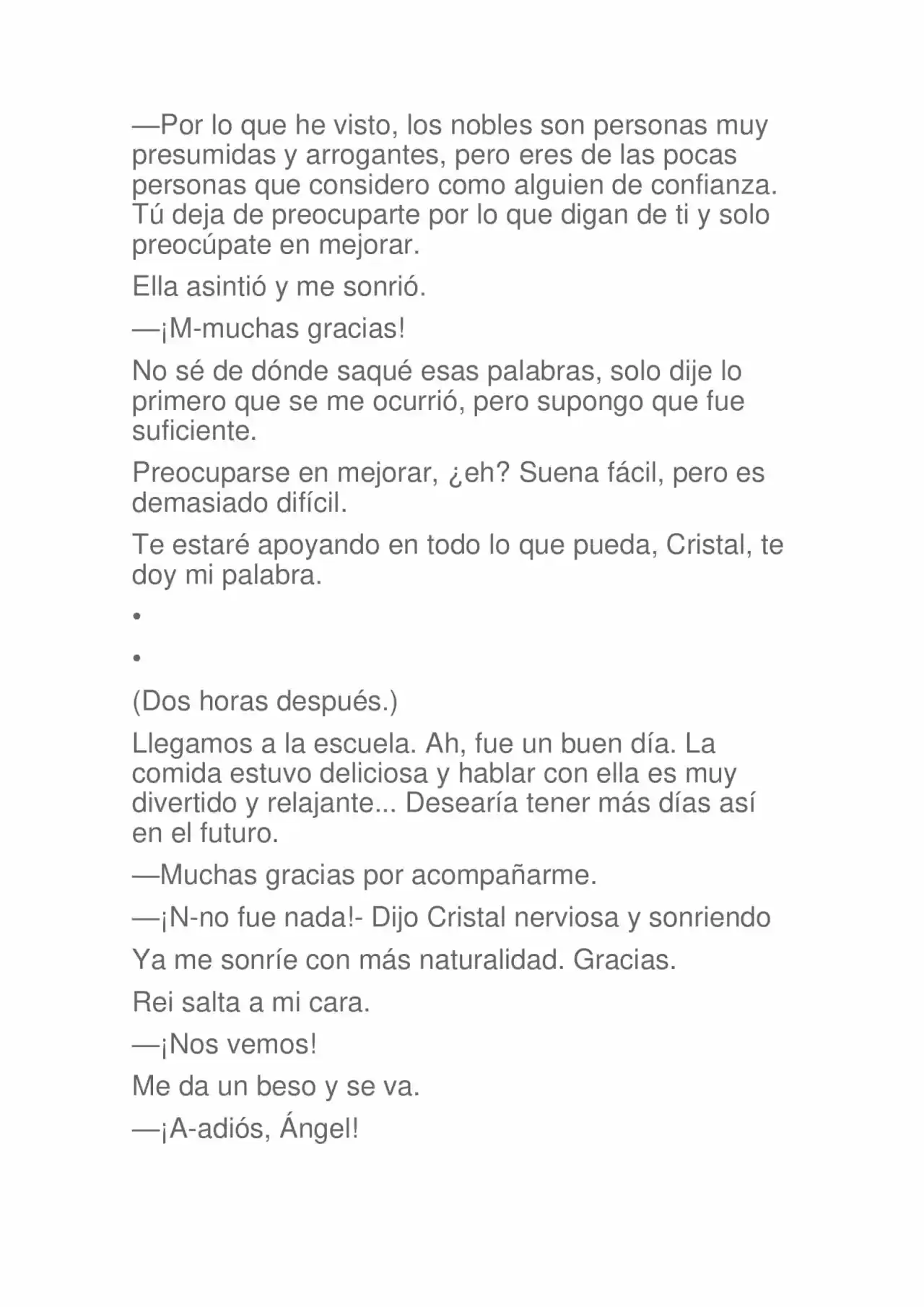 La Dolorosa Vida De Ángel.- Ir A Otro Mundo No Es Tan Genial. Volúmenes Completos. (Novela) - Capítulo 2.50 - Página 85 - LectorTMOo