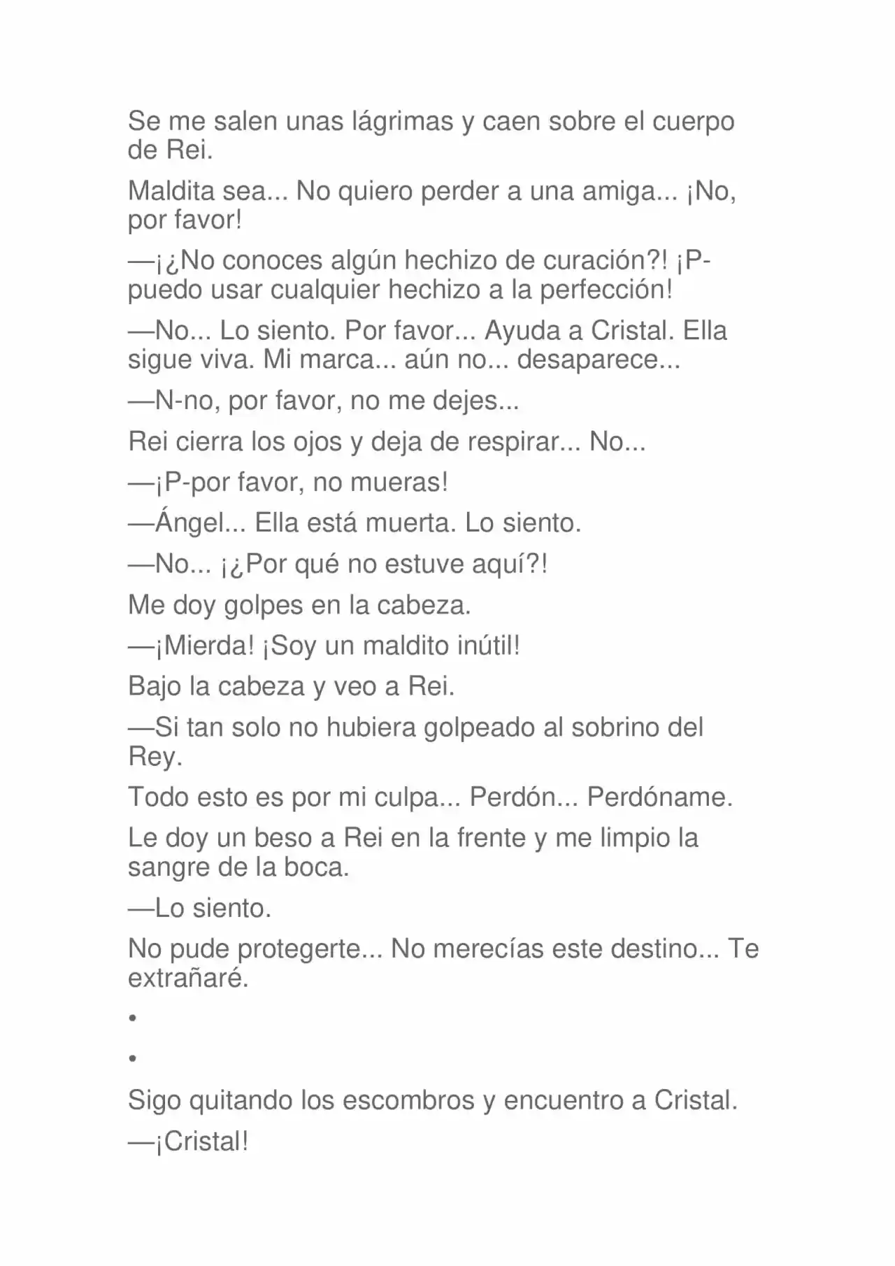 La Dolorosa Vida De Ángel.- Ir A Otro Mundo No Es Tan Genial. Volúmenes Completos. (Novela) - Capítulo 2.50 - Página 125 - LectorTMOo