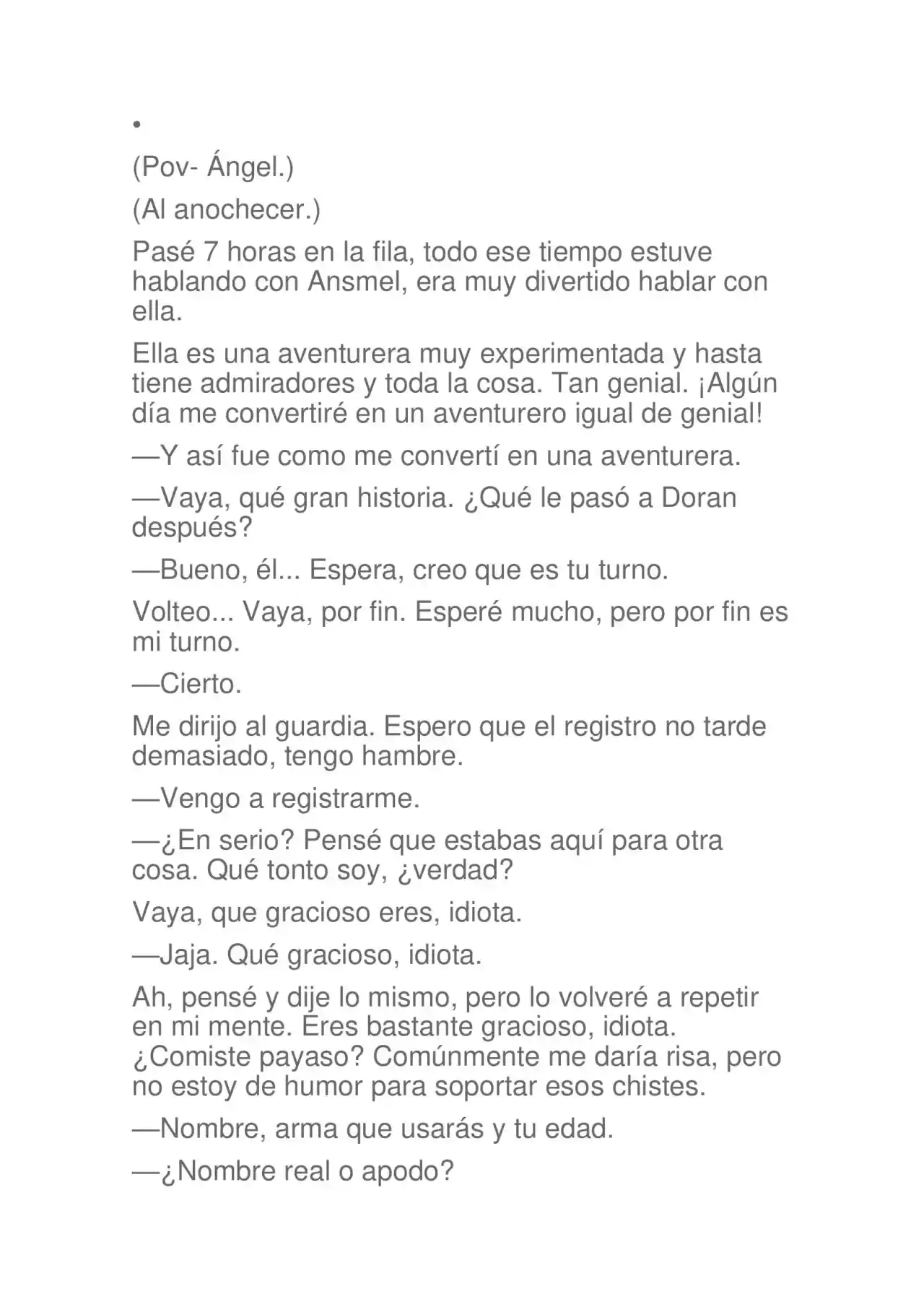 La Dolorosa Vida De Ángel.- Ir A Otro Mundo No Es Tan Genial. Volúmenes Completos. (Novela) - Capítulo 3.50 - Página 35 - LectorTMOo
