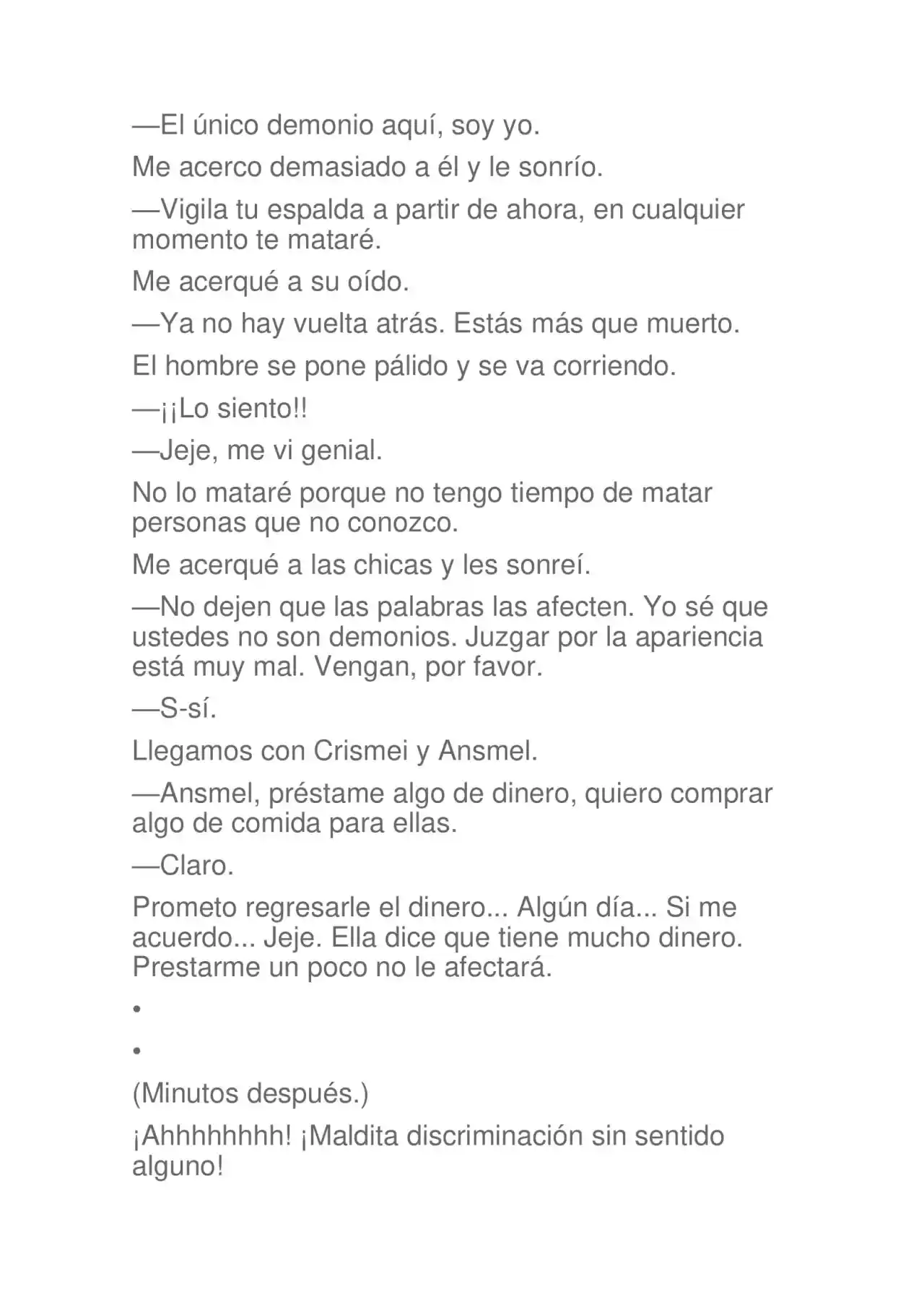 La Dolorosa Vida De Ángel.- Ir A Otro Mundo No Es Tan Genial. Volúmenes Completos. (Novela) - Capítulo 3.50 - Página 71 - LectorTMOo