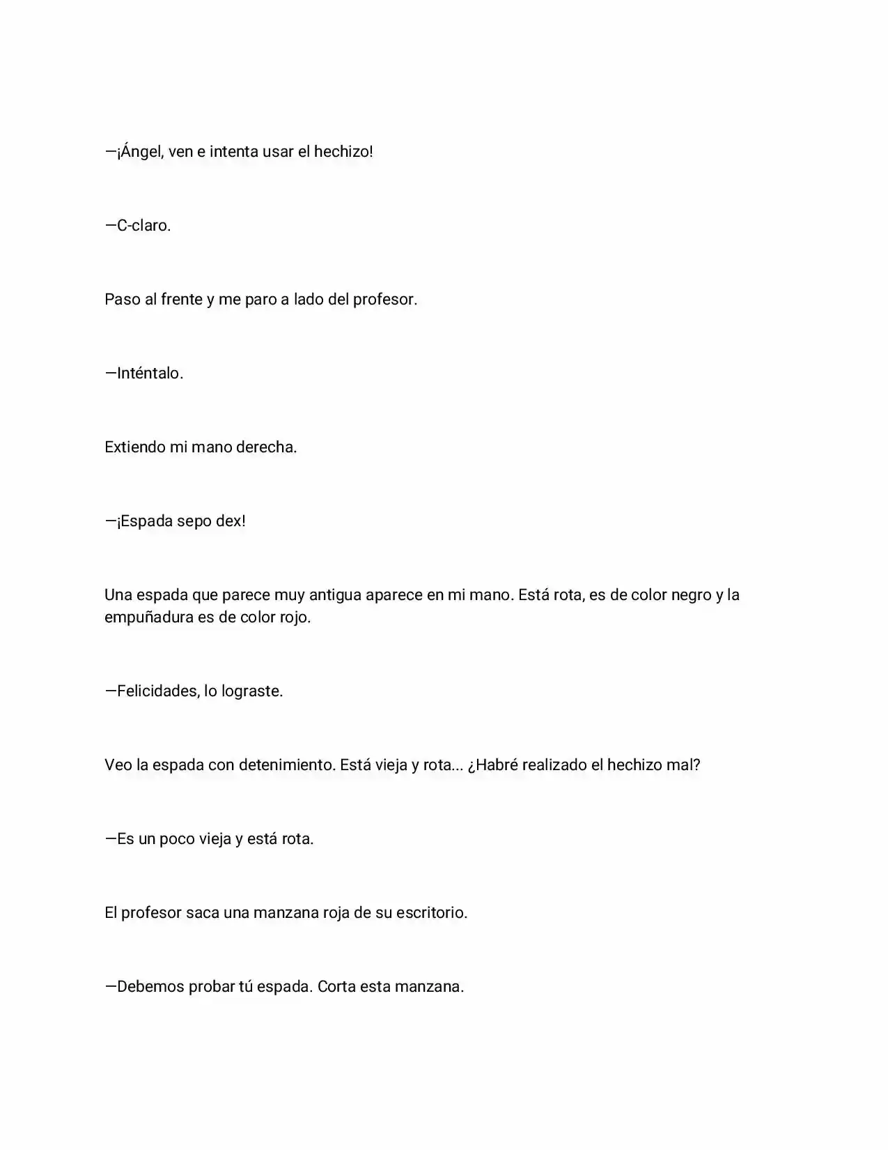 La Dolorosa Vida De Ángel (Novela) - Capítulo 10 - Página 5 - LectorTMOo