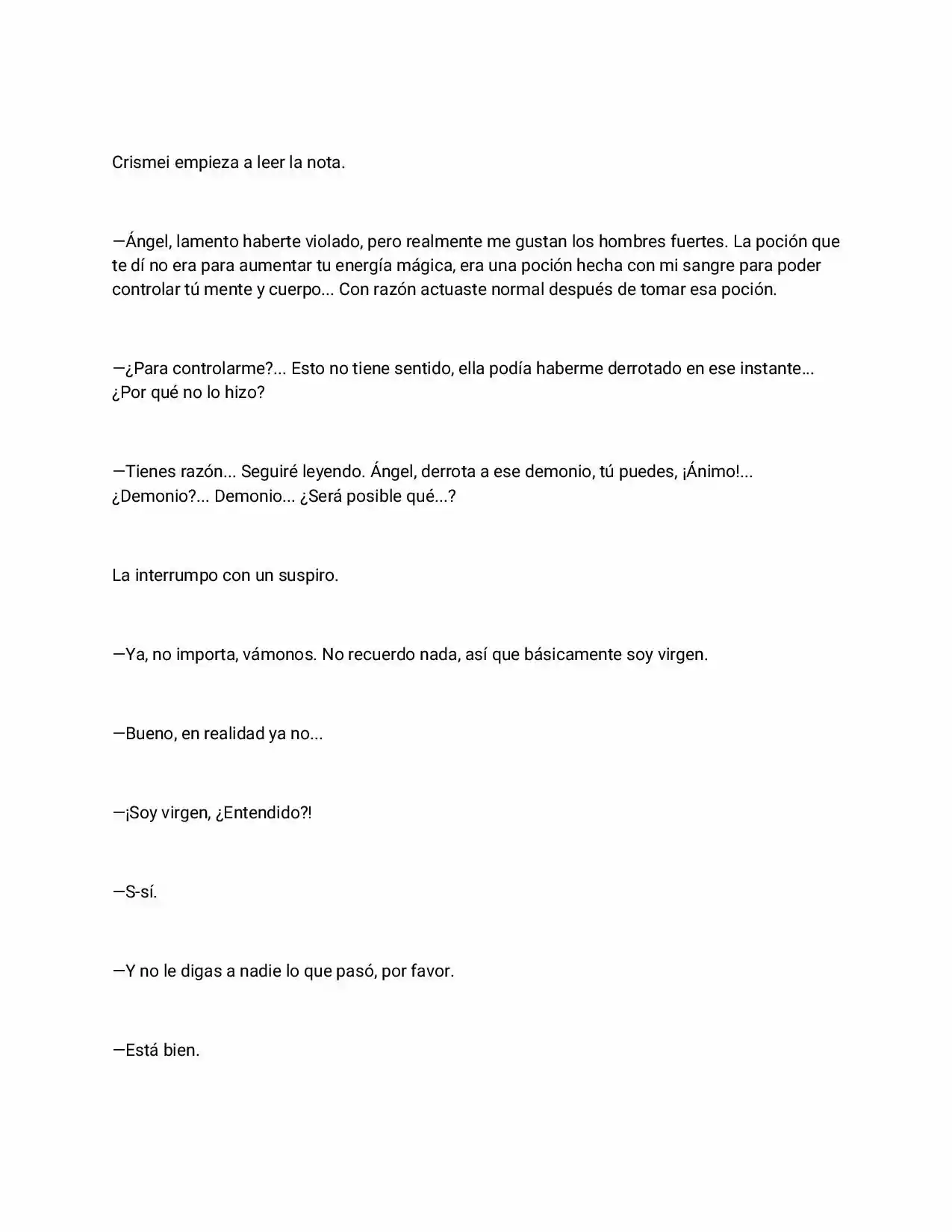 La Dolorosa Vida De Ángel (Novela) - Capítulo 22 - Página 6 - LectorTMOo