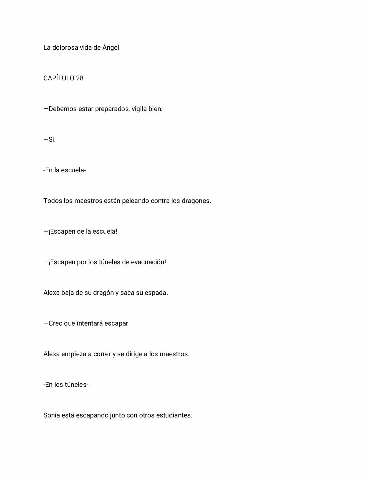 La Dolorosa Vida De Ángel (Novela) - Capítulo 28 - Página 1 - LectorTMOo