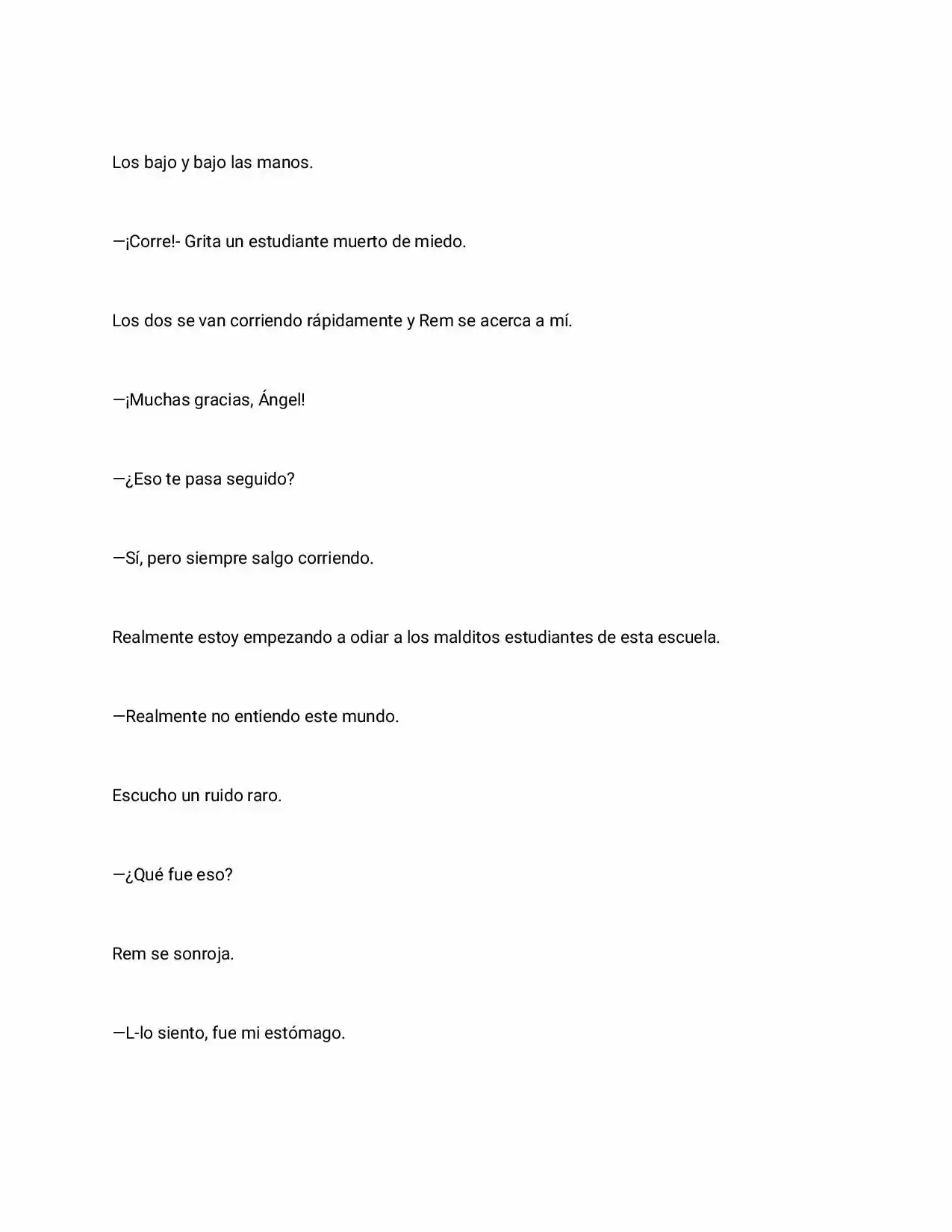 La Dolorosa Vida De Ángel (Novela) - Capítulo 6 - Página 3 - LectorTMOo