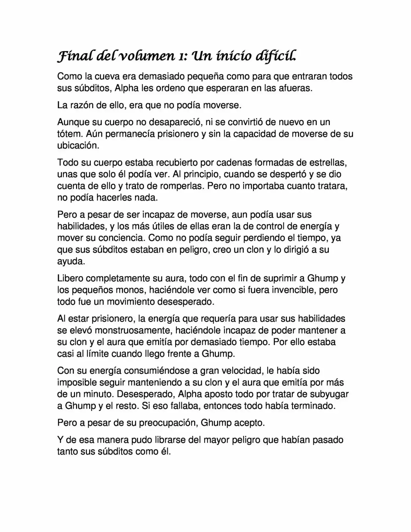 La Dominación Del Emperador (Novela) - Capítulo 23 - Página 1 - LectorTMOo