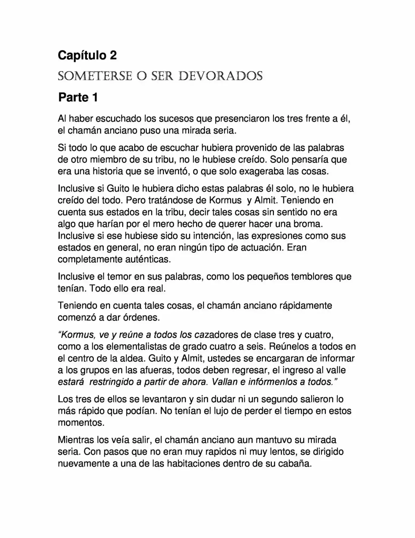 La Dominación Del Emperador (Novela) - Capítulo 28 - Página 1 - LectorTMOo