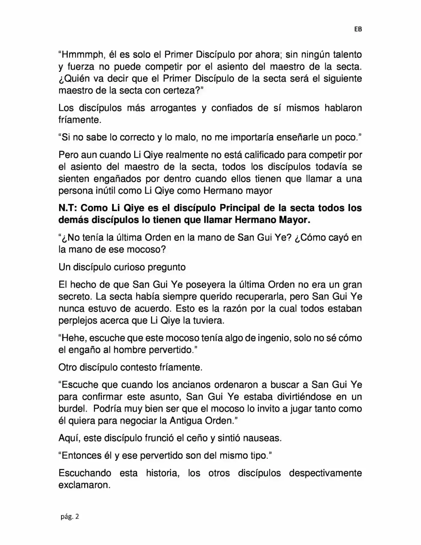 La Dominación Del Emperador (Novela) - Capítulo 4 - Página 2 - LectorTMOo