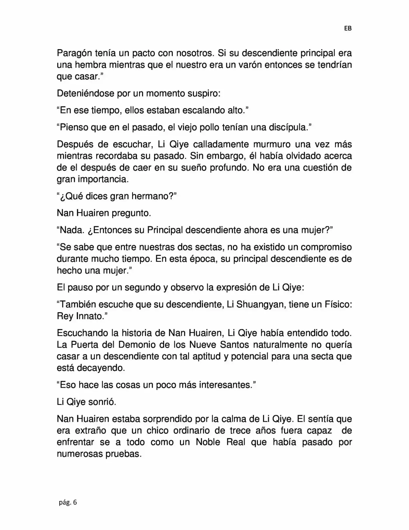 La Dominación Del Emperador (Novela) - Capítulo 4 - Página 6 - LectorTMOo