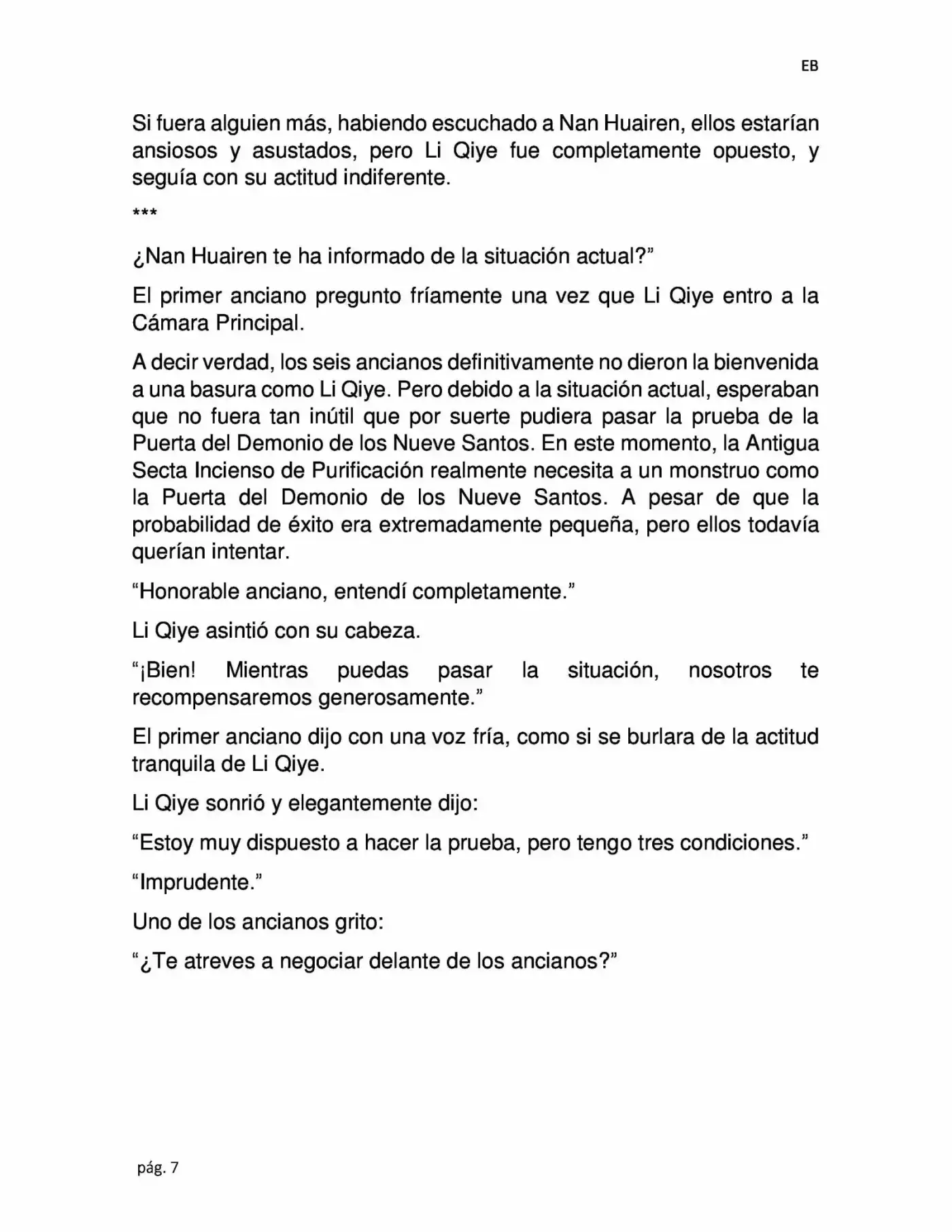 La Dominación Del Emperador (Novela) - Capítulo 4 - Página 7 - LectorTMOo