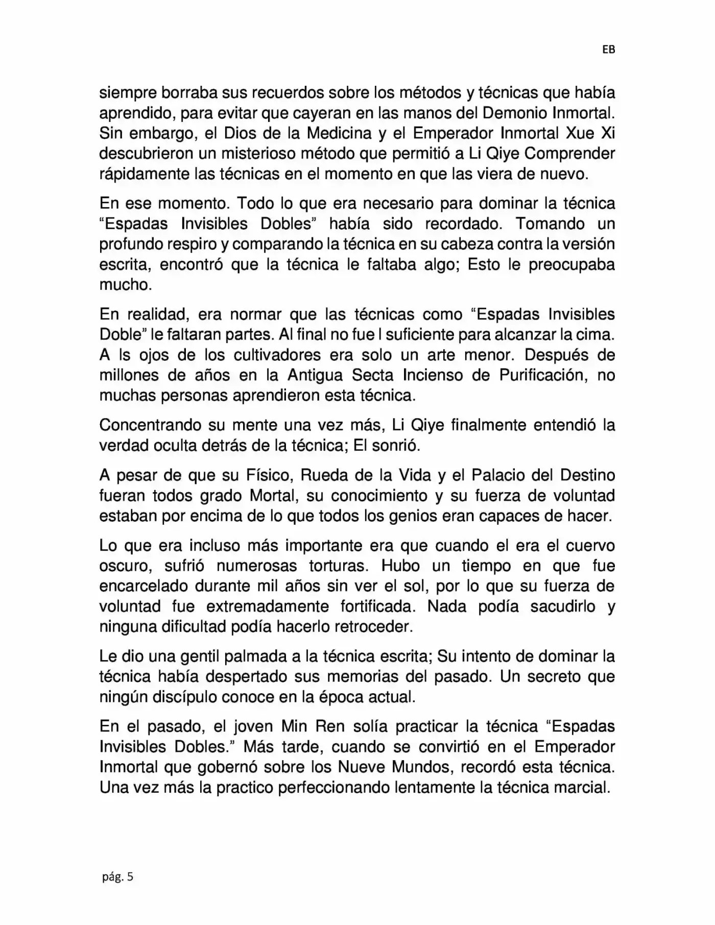 La Dominación Del Emperador (Novela) - Capítulo 5 - Página 5 - LectorTMOo