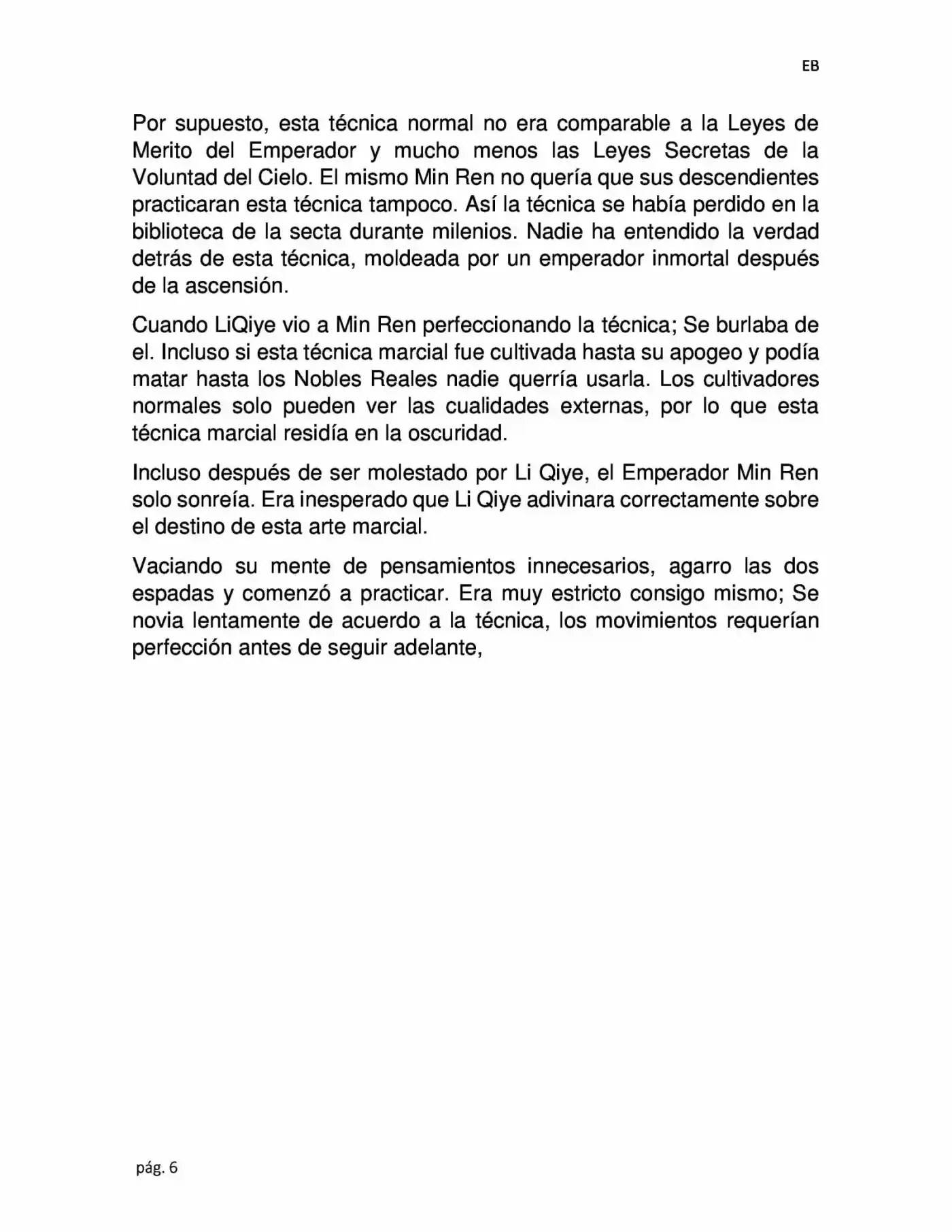 La Dominación Del Emperador (Novela) - Capítulo 5 - Página 6 - LectorTMOo