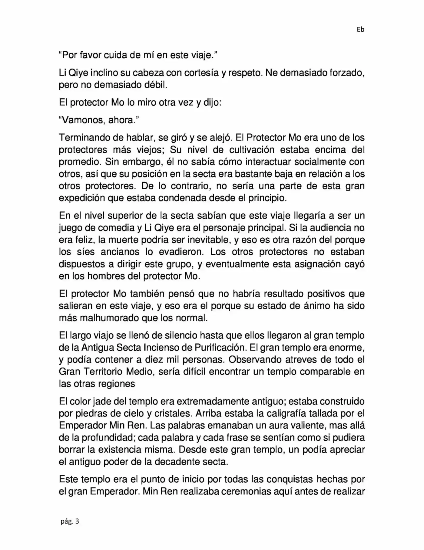 La Dominación Del Emperador (Novela) - Capítulo 6 - Página 3 - LectorTMOo