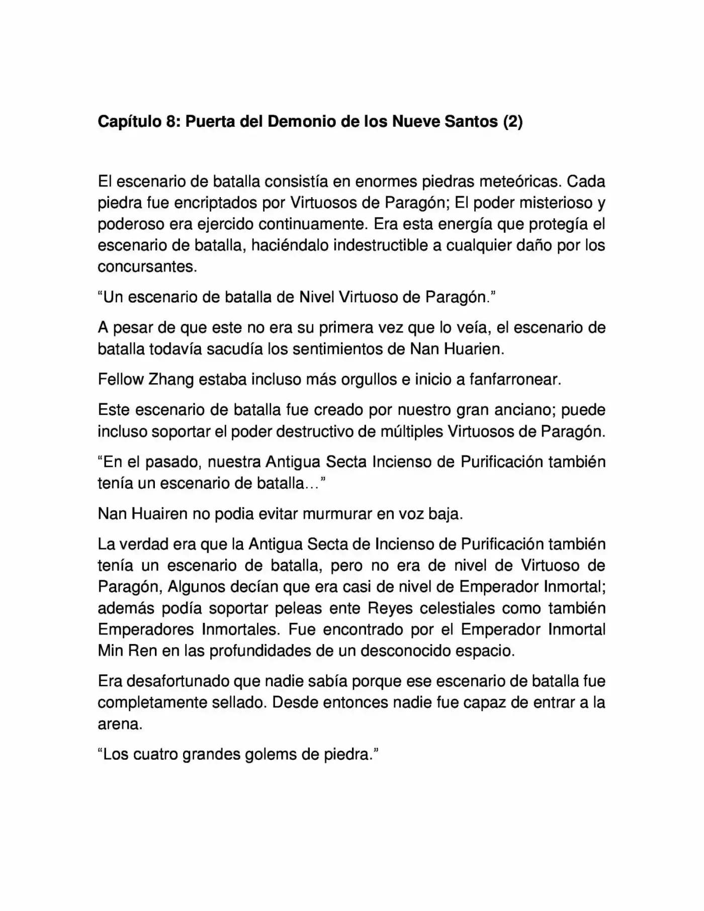 La Dominación Del Emperador (Novela) - Capítulo 8 - Página 1 - LectorTMOo