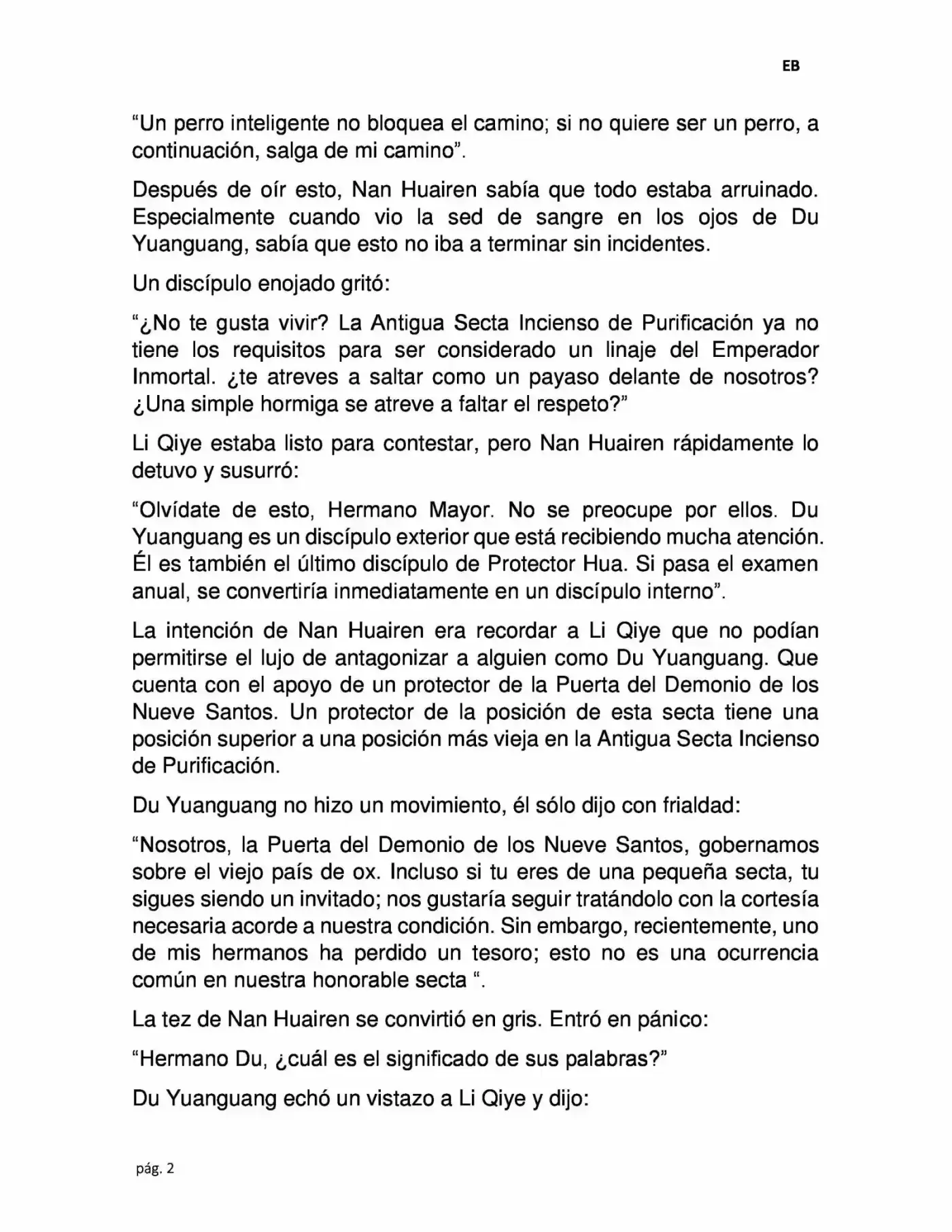 La Dominación Del Emperador (Novela) - Capítulo 9 - Página 2 - LectorTMOo