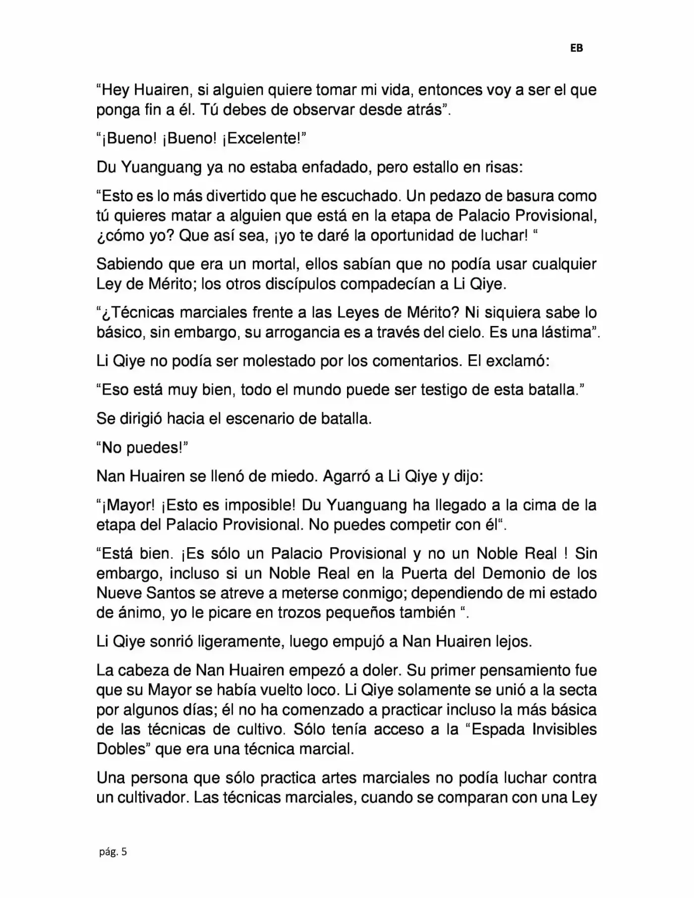La Dominación Del Emperador (Novela) - Capítulo 9 - Página 5 - LectorTMOo