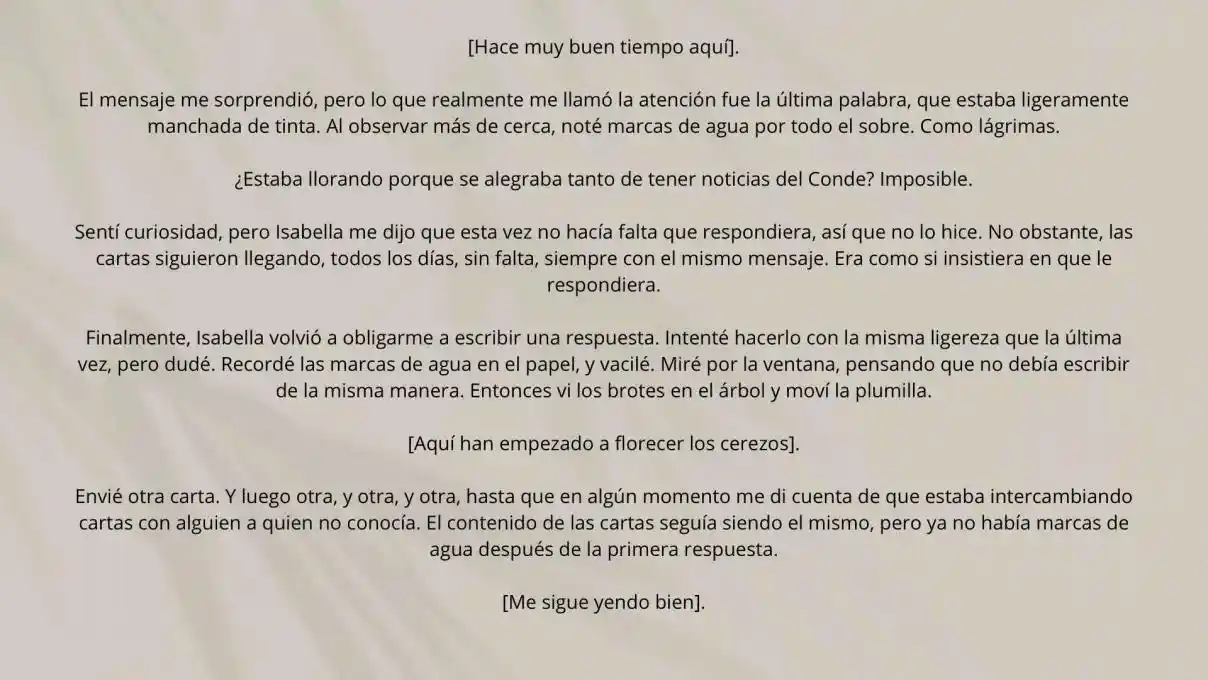 La Doncella Secreta Del Conde (Novela) - Capítulo 11 - Página 4 - LectorTMOo
