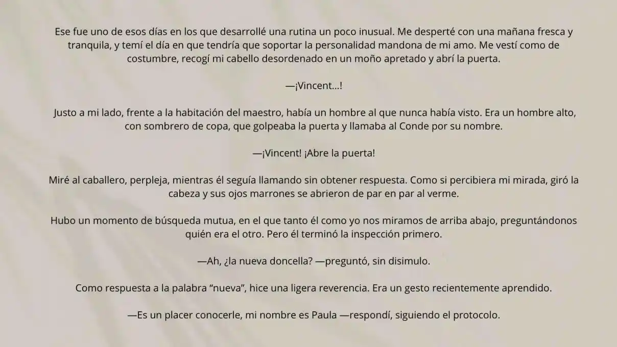 La Doncella Secreta Del Conde (Novela) - Capítulo 11 - Página 5 - LectorTMOo