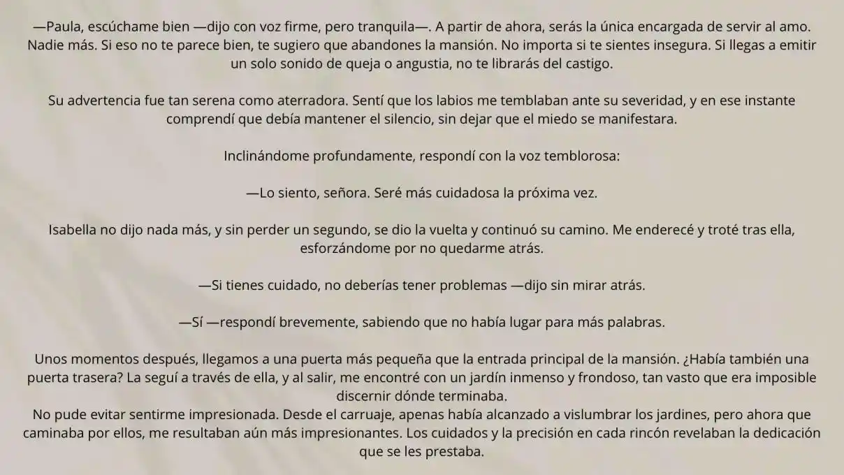 La Doncella Secreta Del Conde (Novela) - Capítulo 2 - Página 7 - LectorTMOo