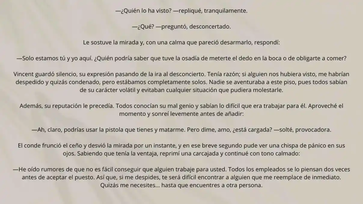 La Doncella Secreta Del Conde (Novela) - Capítulo 6 - Página 9 - LectorTMOo