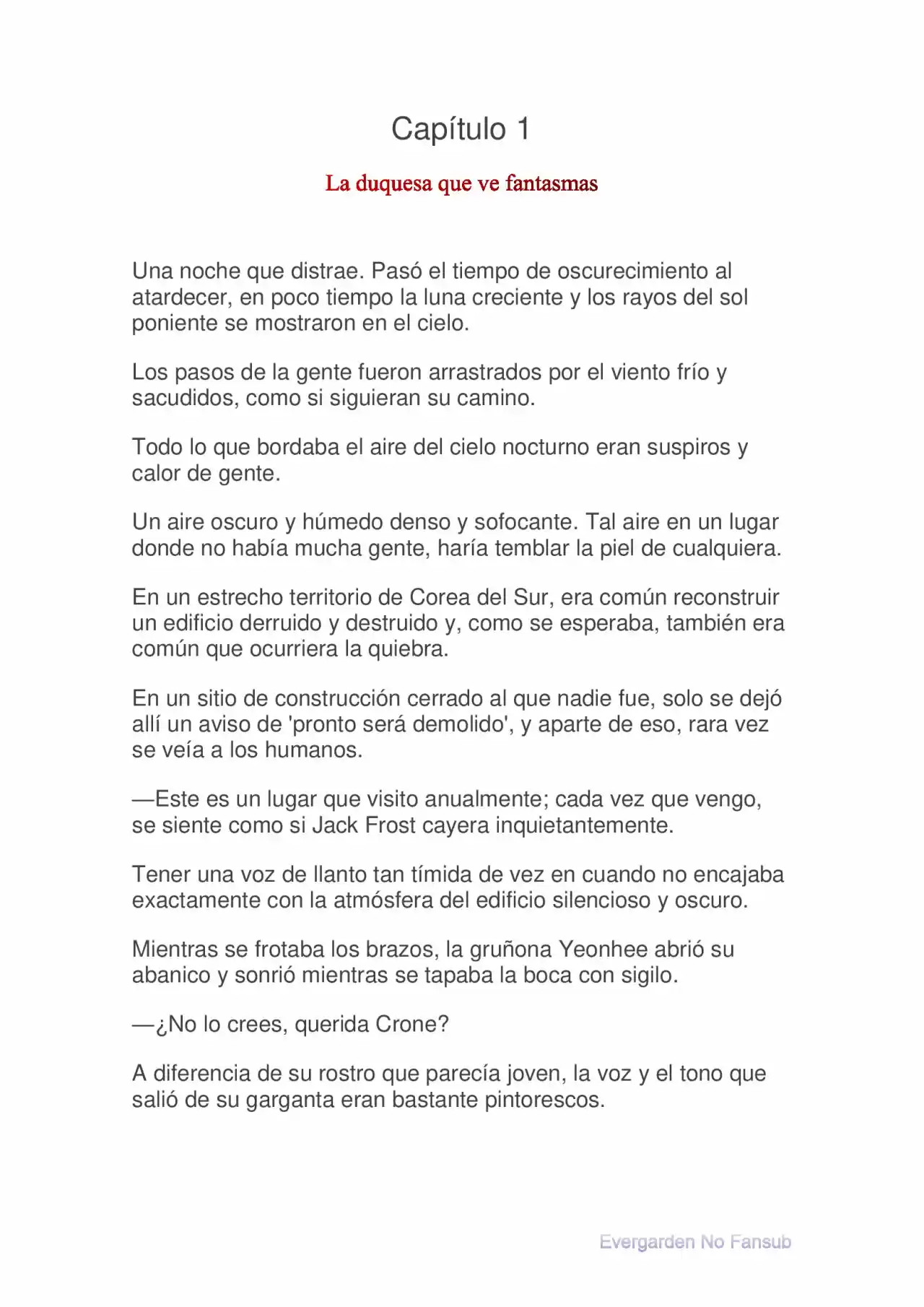 La Duquesa Que Ve Fantasmas (Novela) - Capítulo 1 - Página 3 - LectorTMOo