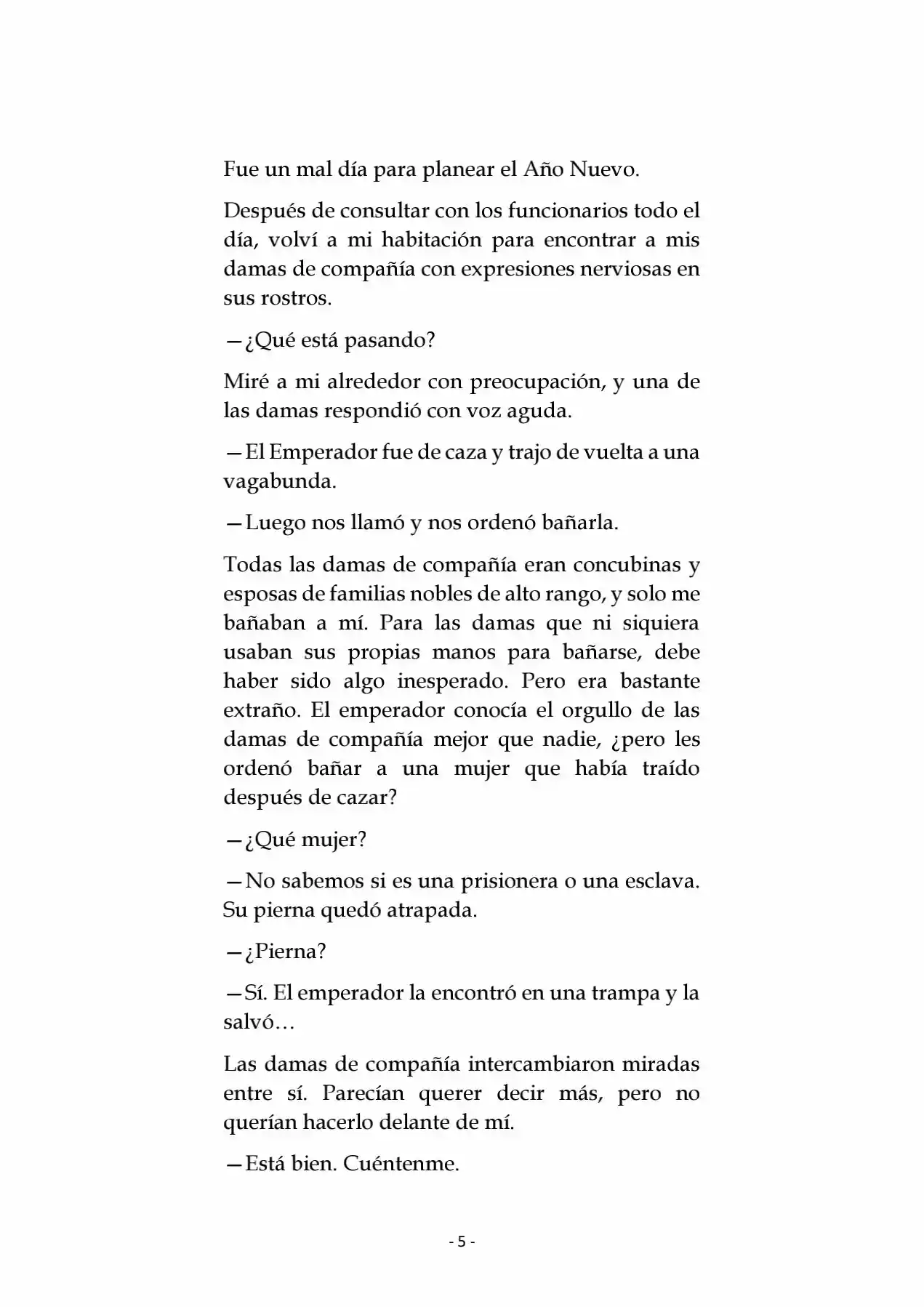 La Emperatriz Se Casó Nuevamente (Novela) - Capítulo 1 - Página 6 - LectorTMOo