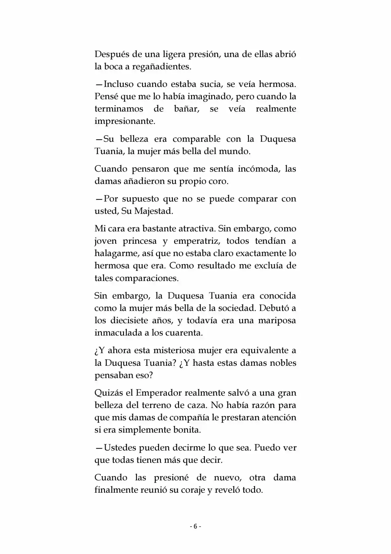 La Emperatriz Se Casó Nuevamente (Novela) - Capítulo 1 - Página 7 - LectorTMOo